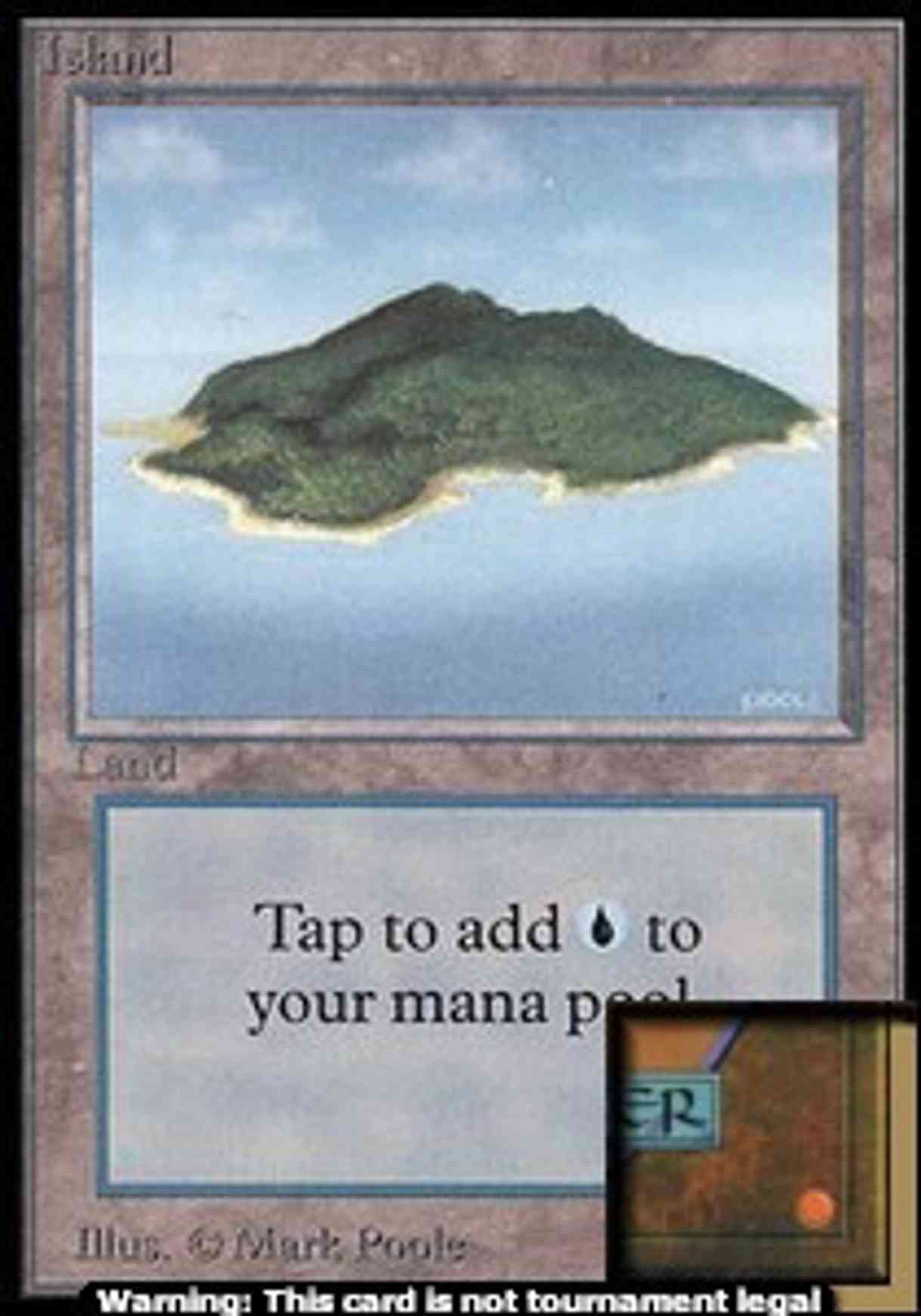 Island (B) (CE) magic card front