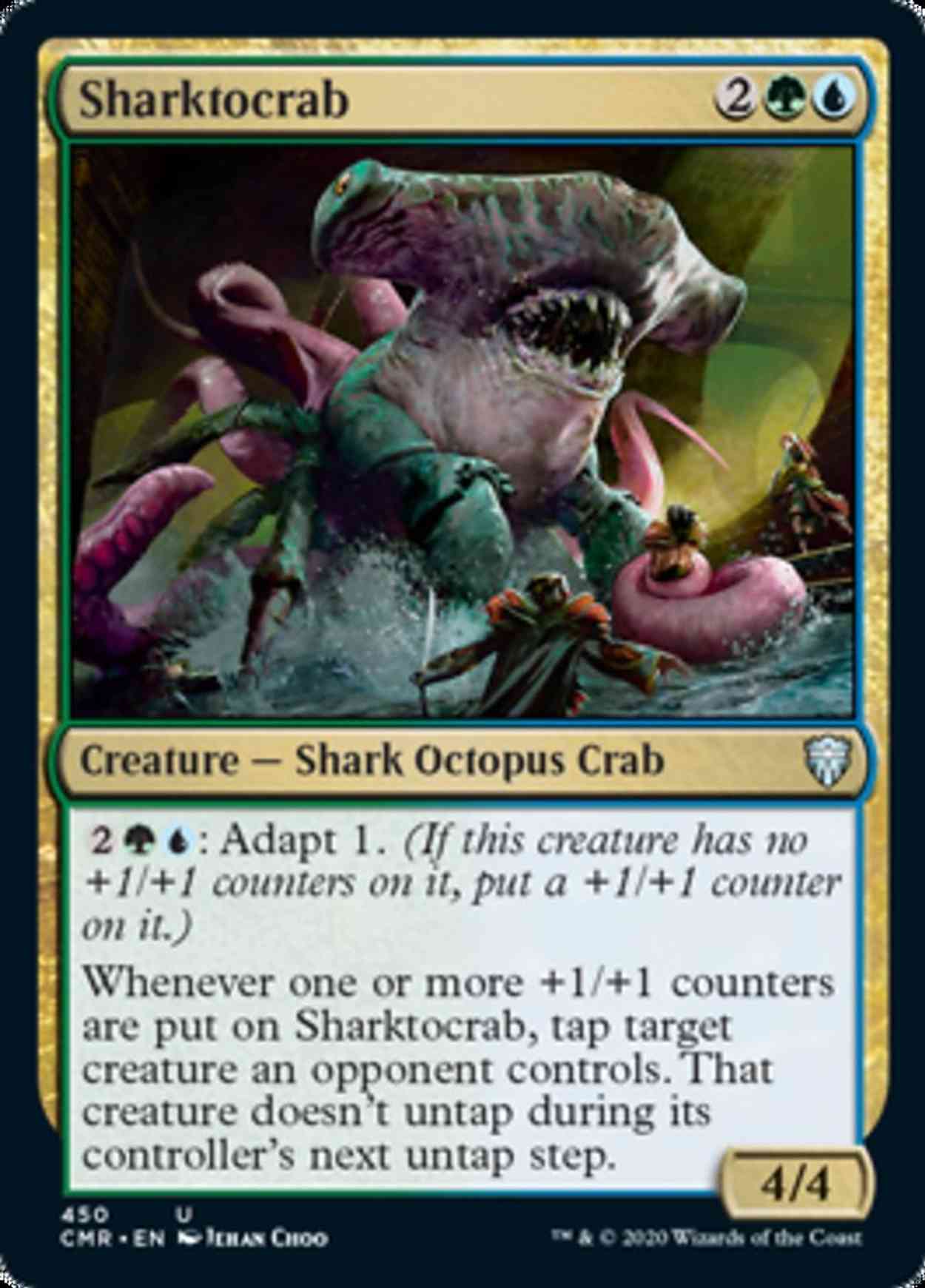 Sharktocrab magic card front
