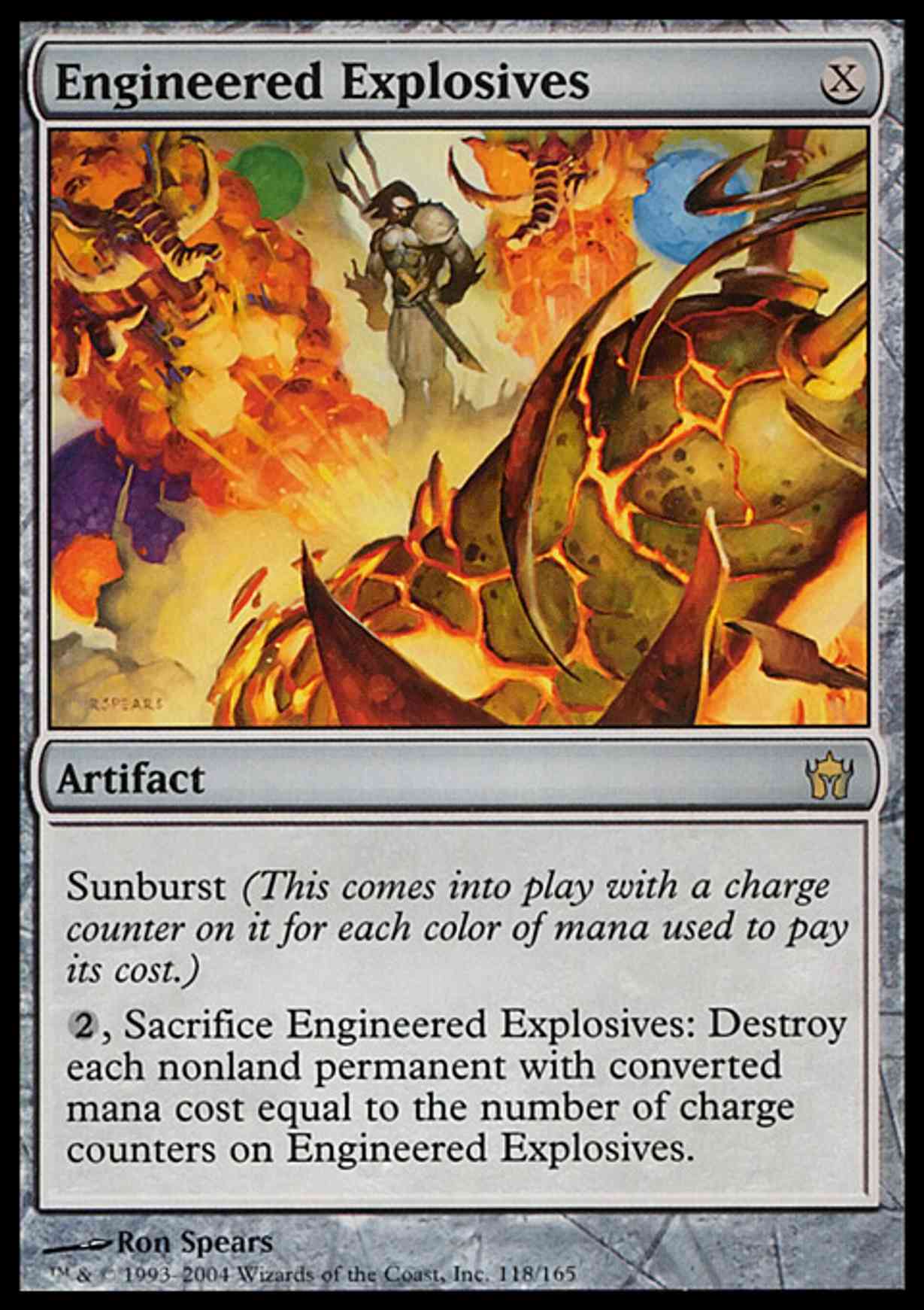 Engineered Explosives magic card front