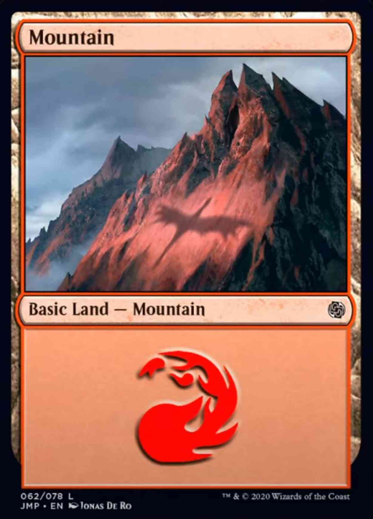 Mountain (62) magic card front