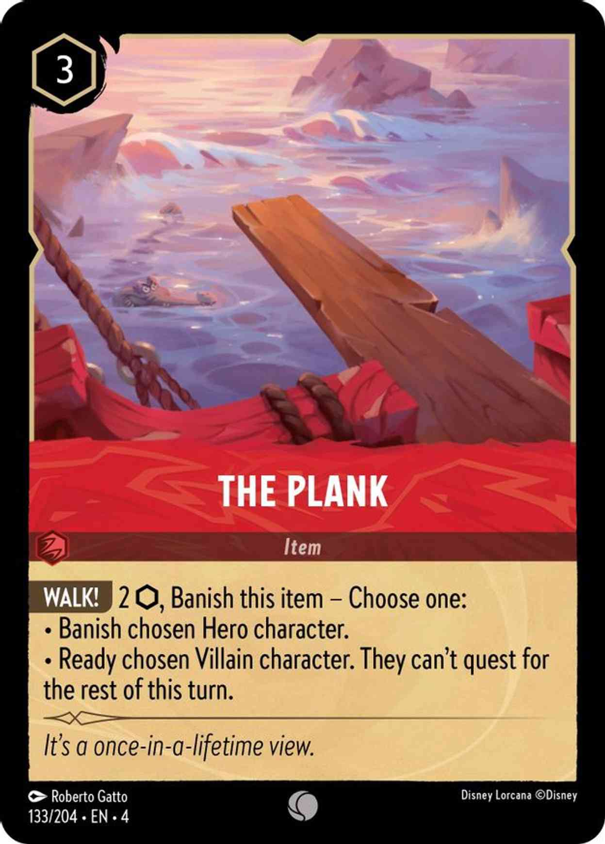 The Plank magic card front