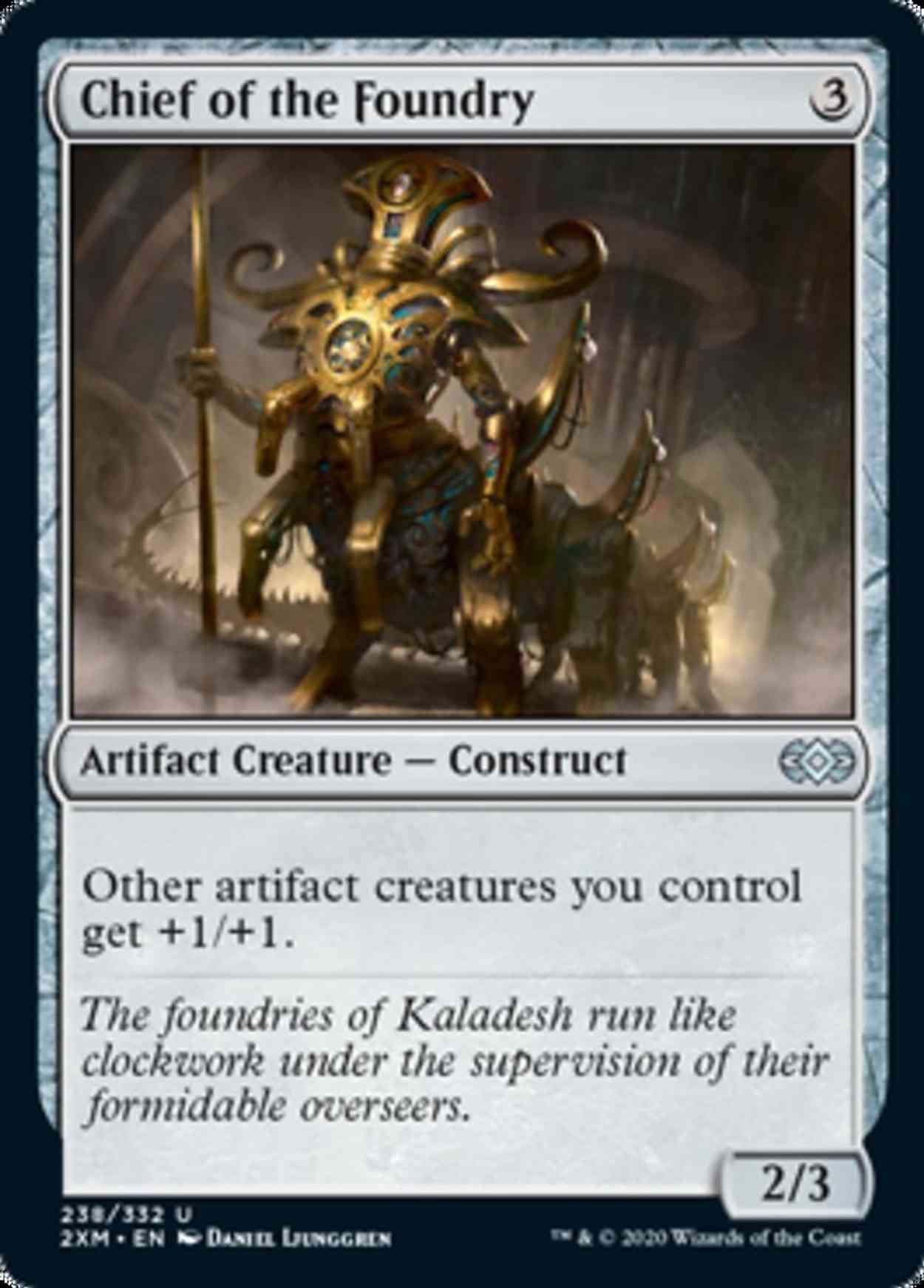 Chief of the Foundry magic card front