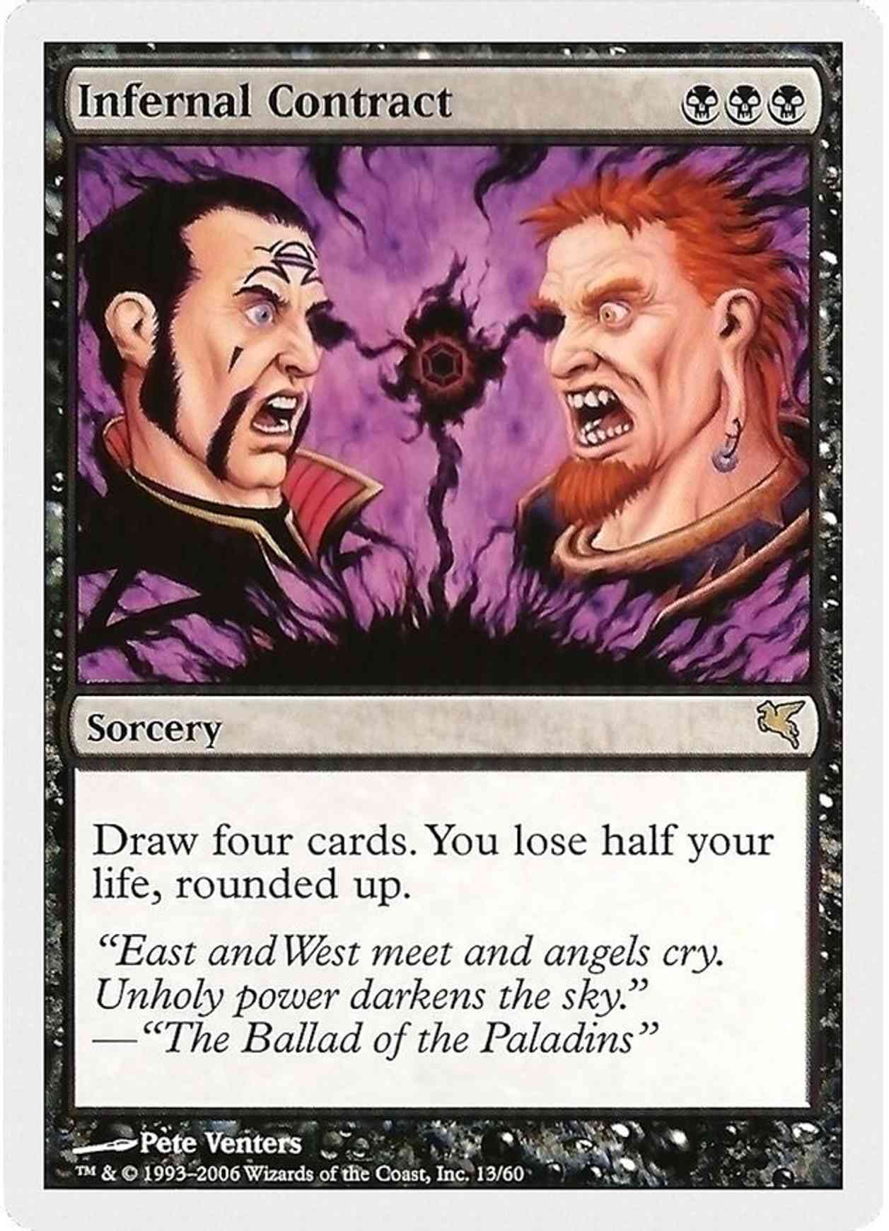 Infernal Contract magic card front