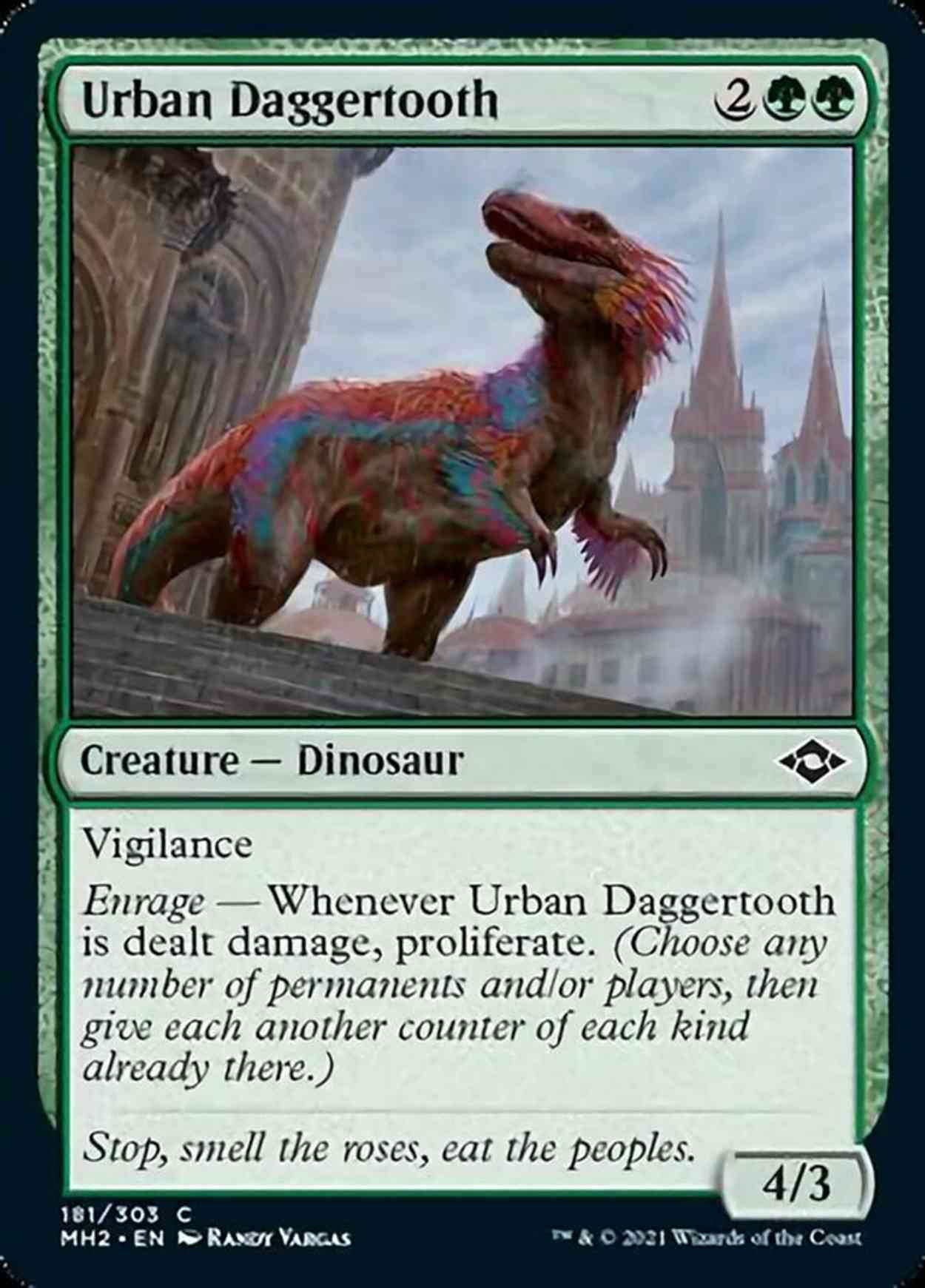 Urban Daggertooth magic card front