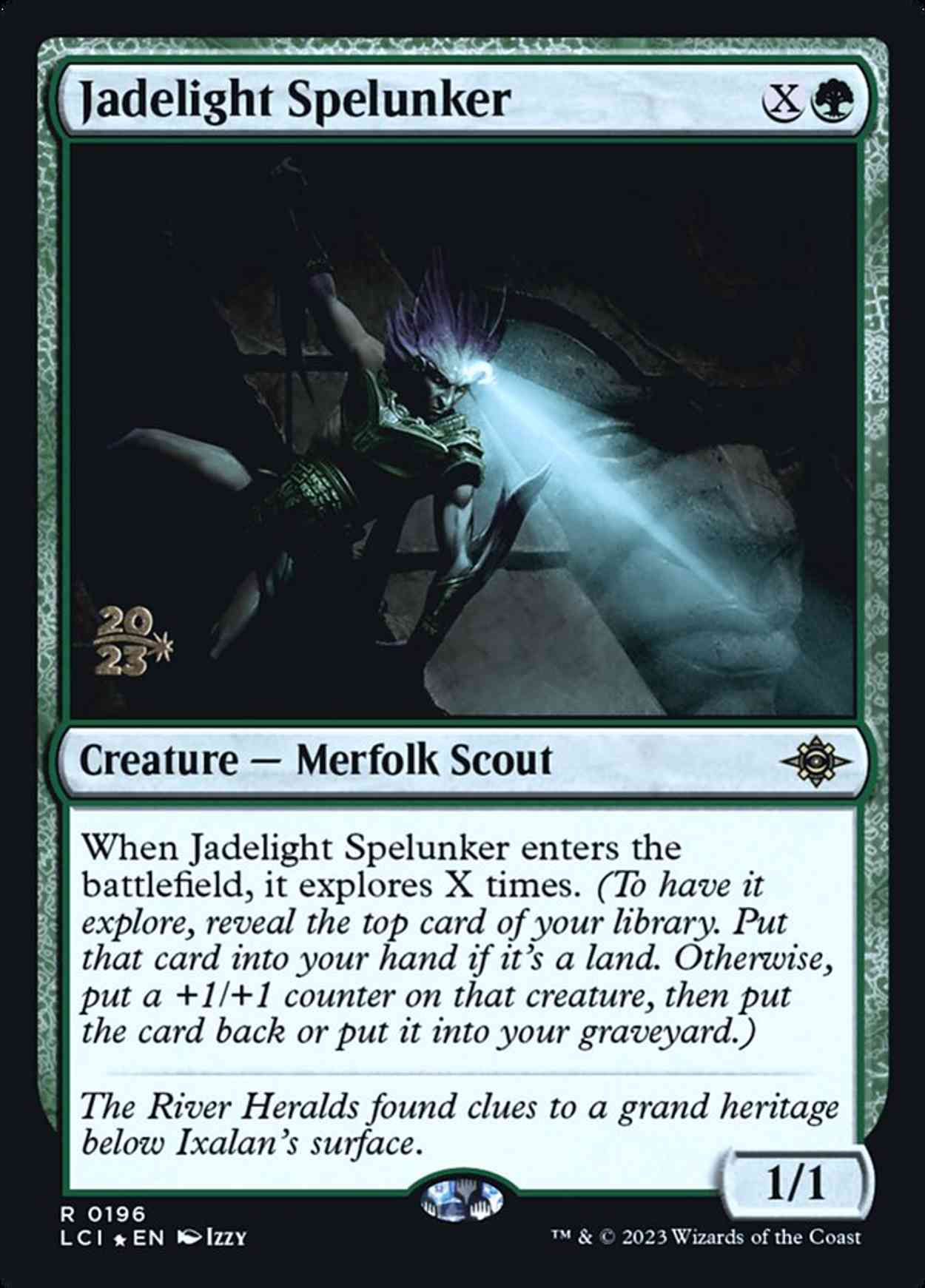 Jadelight Spelunker magic card front