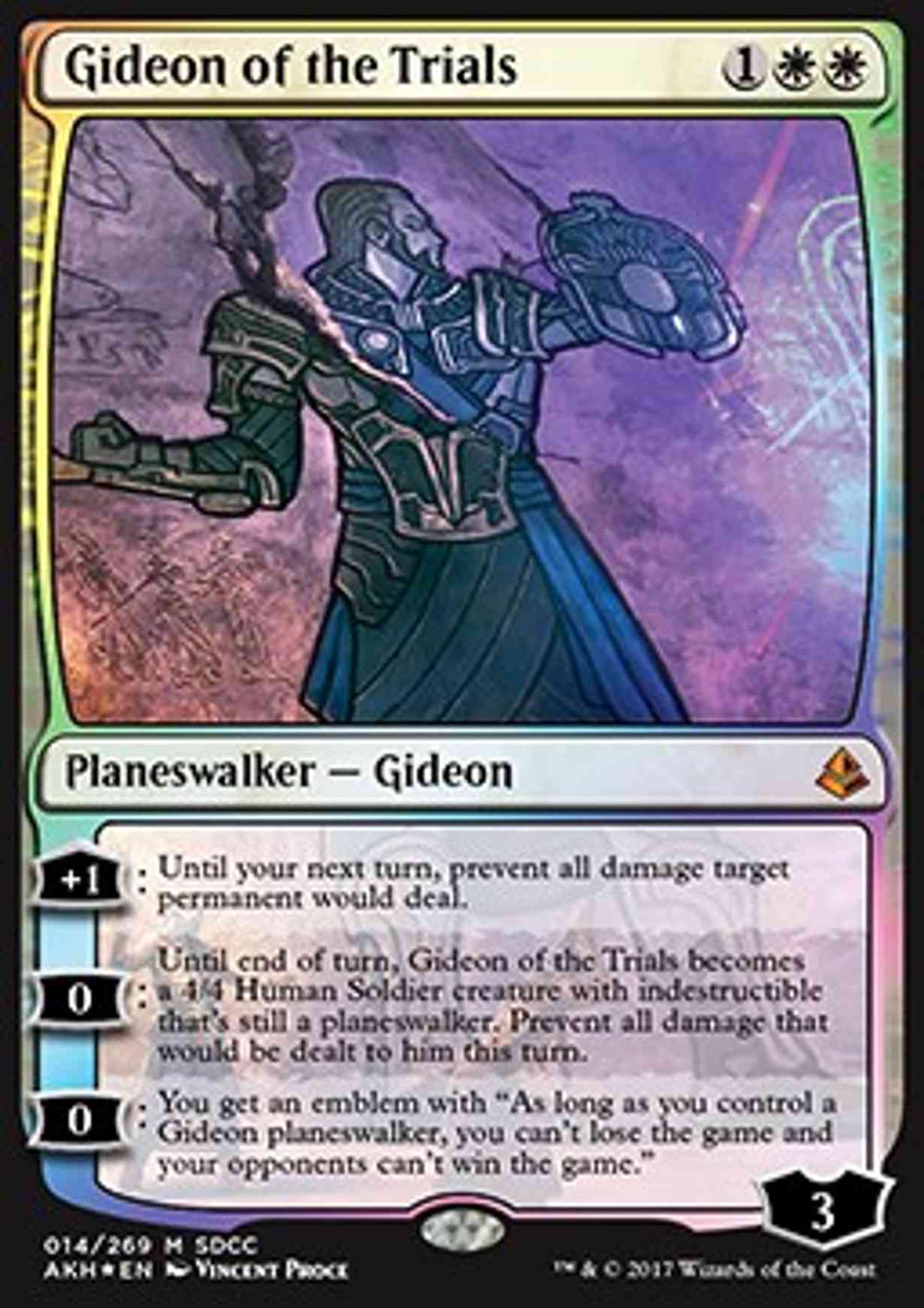 Gideon of the Trials (SDCC 2017 Exclusive) magic card front