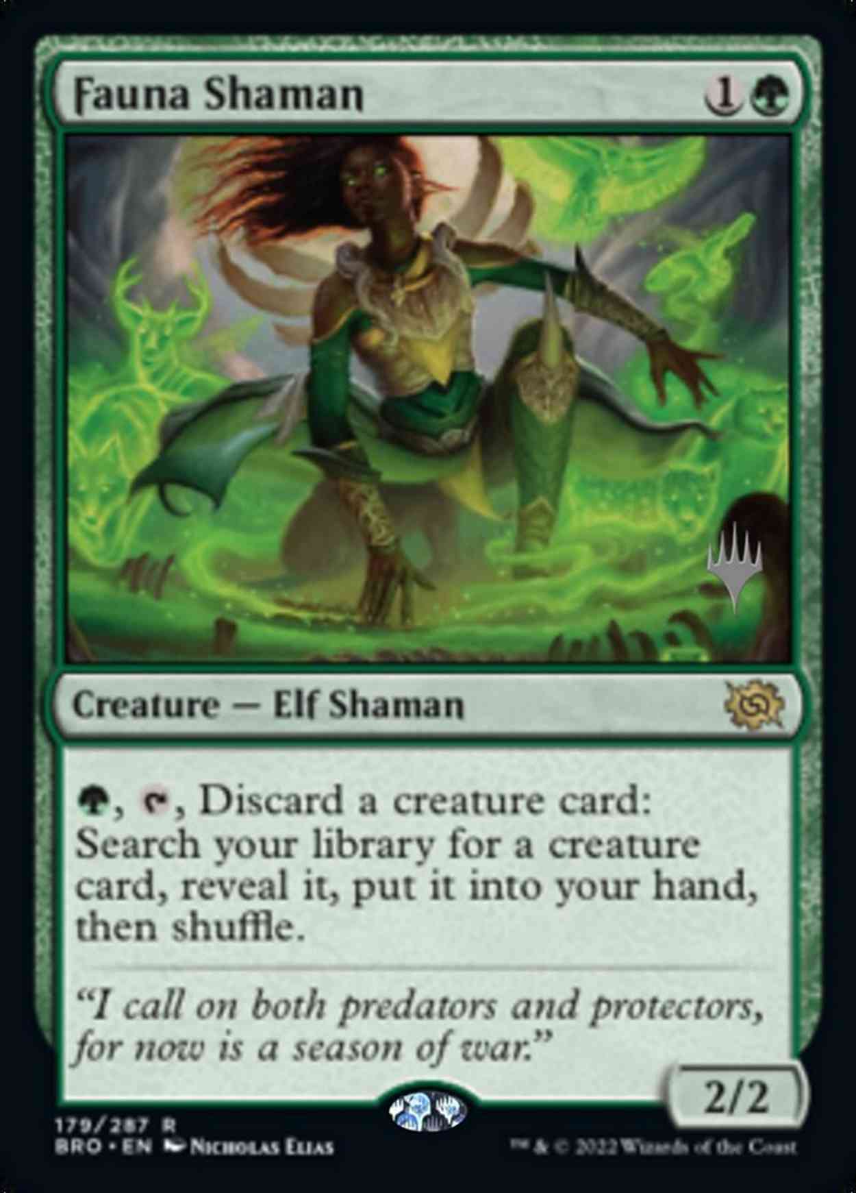Fauna Shaman magic card front