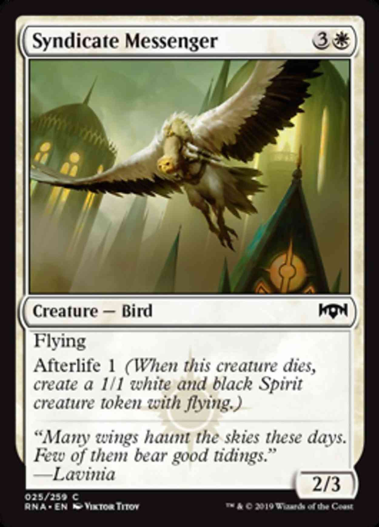 Syndicate Messenger magic card front