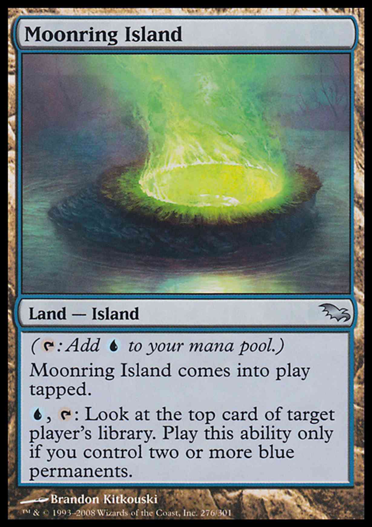 Moonring Island magic card front