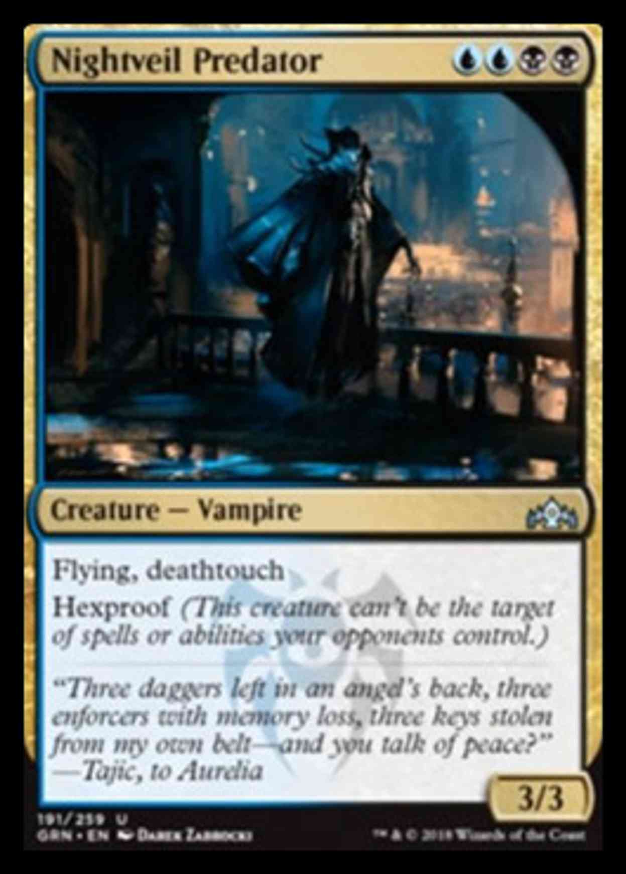 Nightveil Predator magic card front