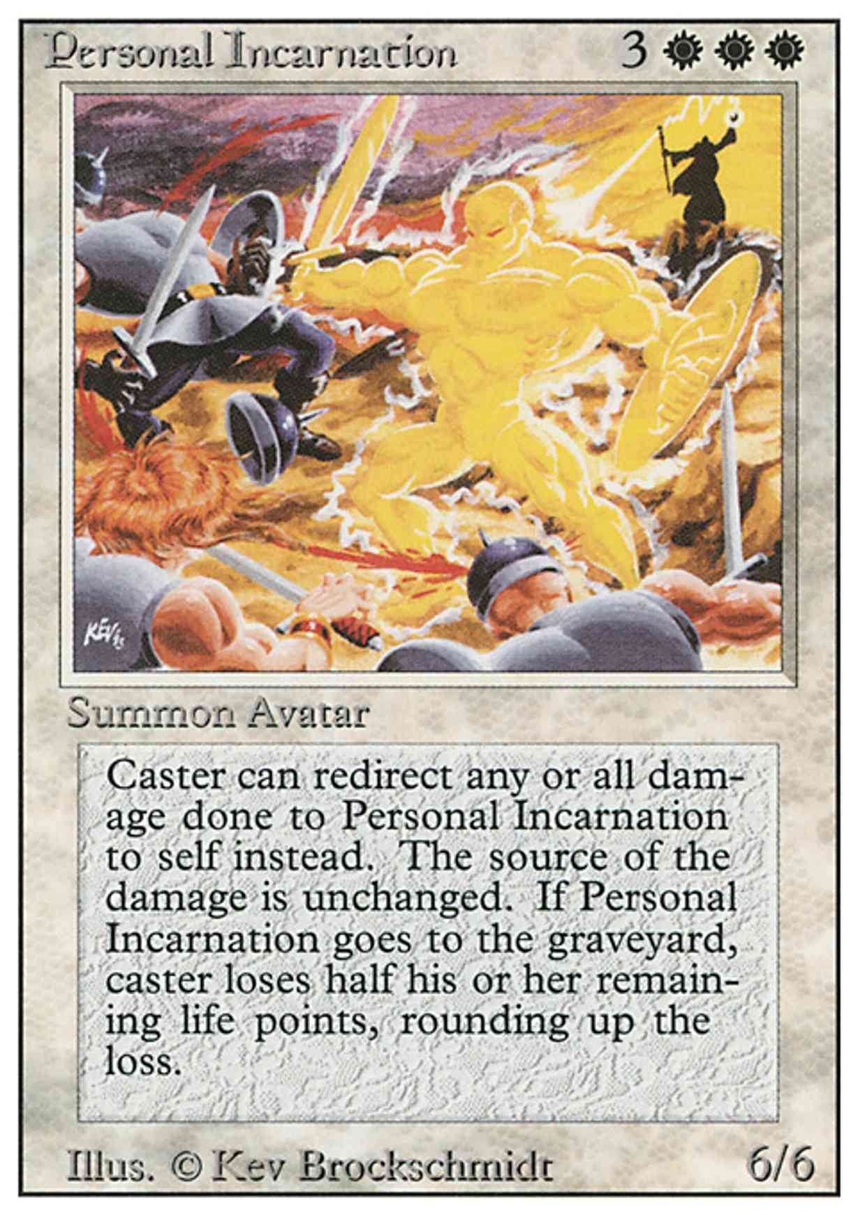 Personal Incarnation magic card front
