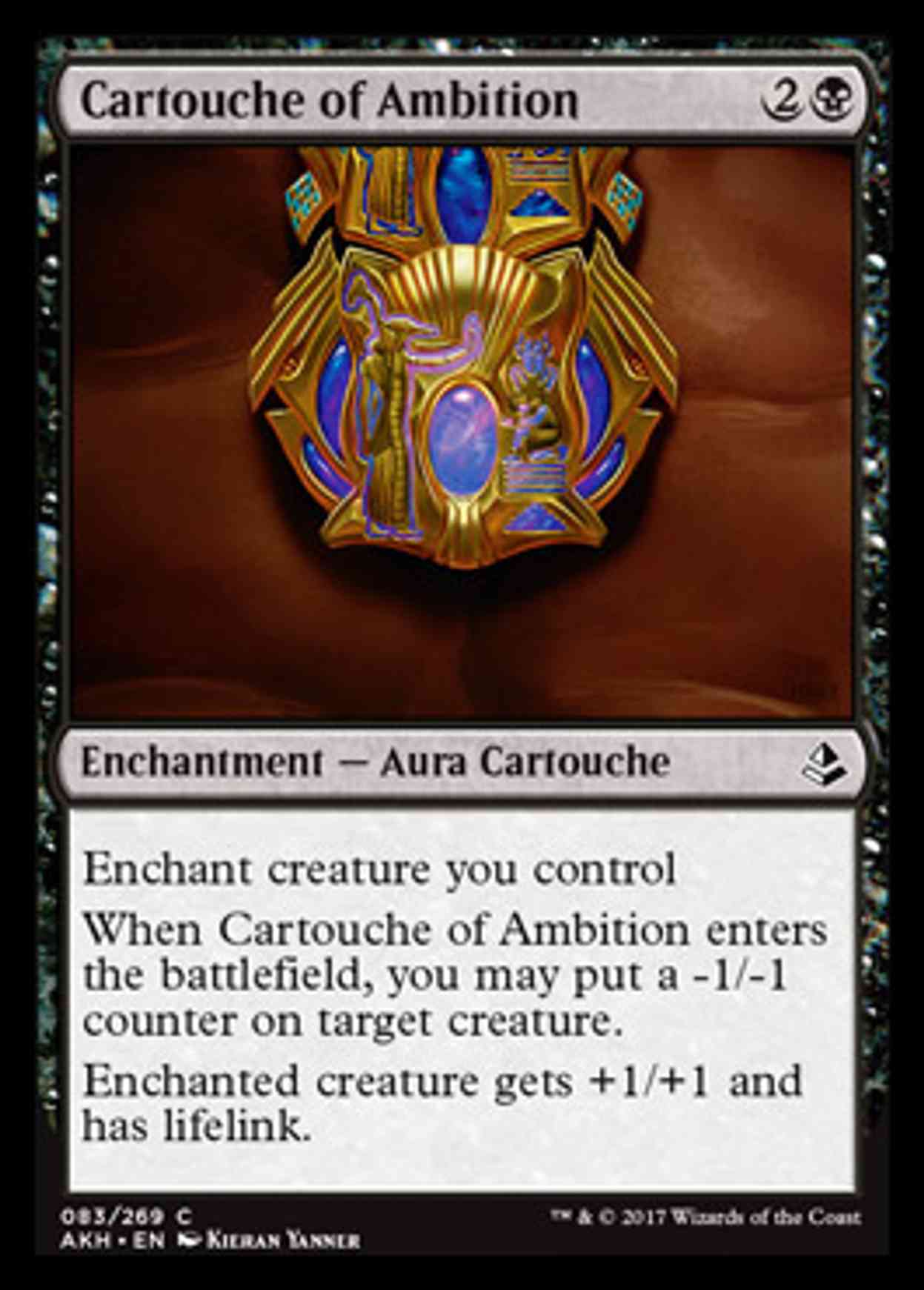 Cartouche of Ambition magic card front