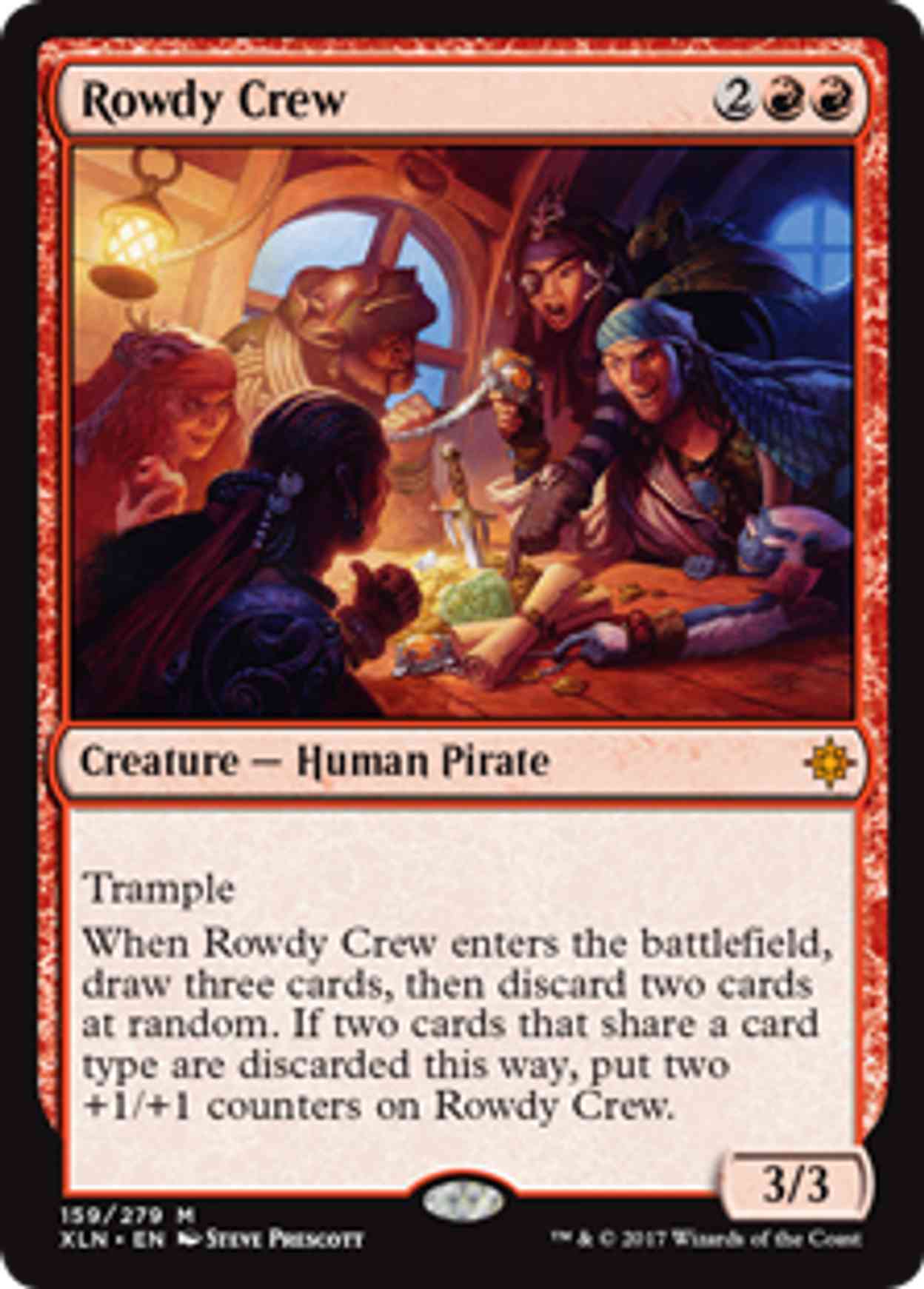 Rowdy Crew magic card front