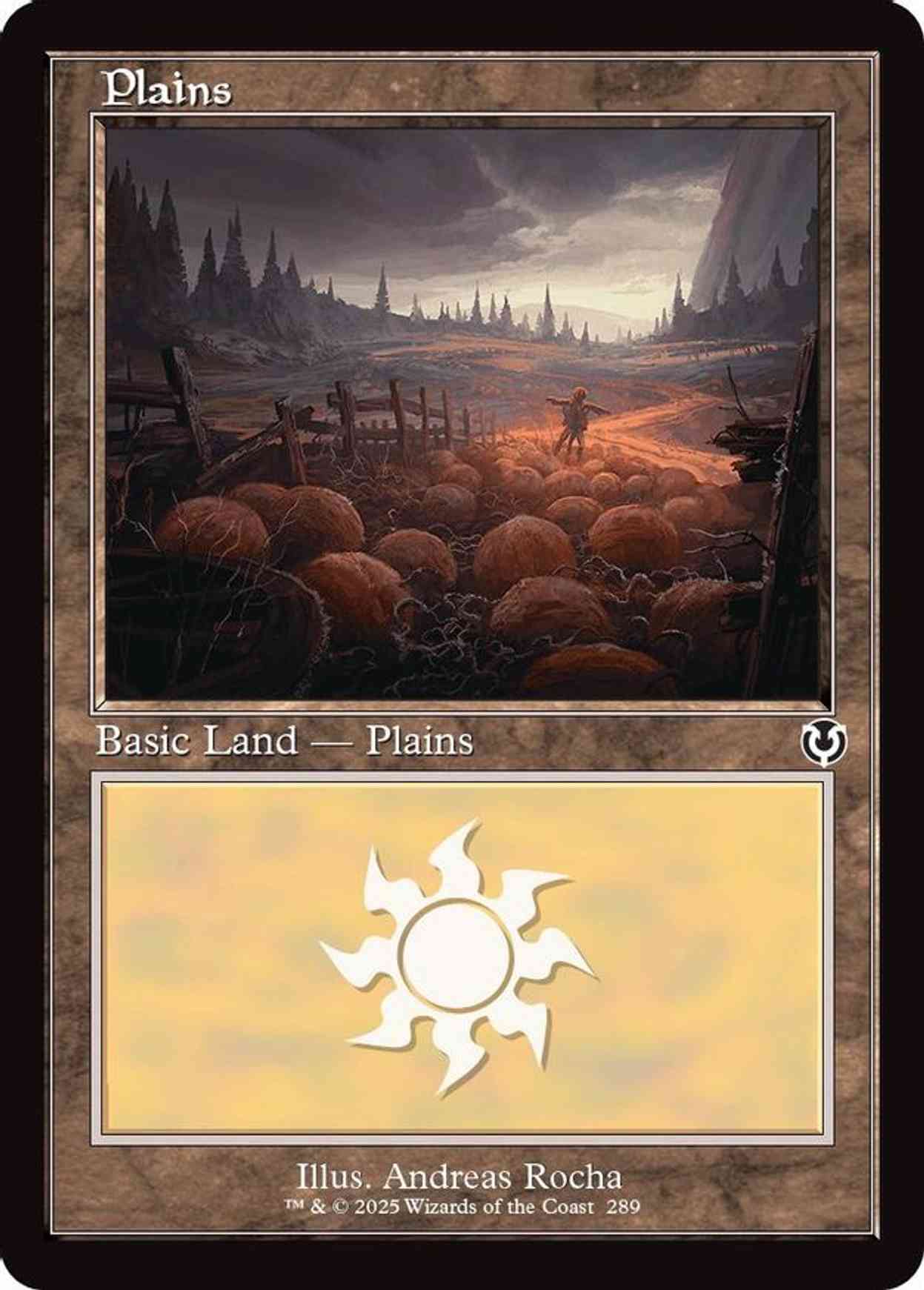 Plains (289) (Retro Frame) magic card front