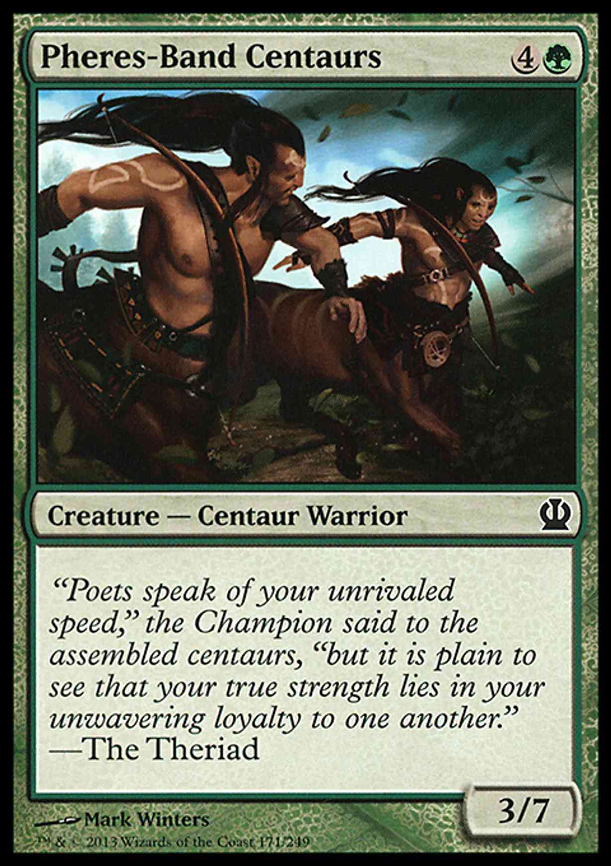 Pheres-Band Centaurs magic card front