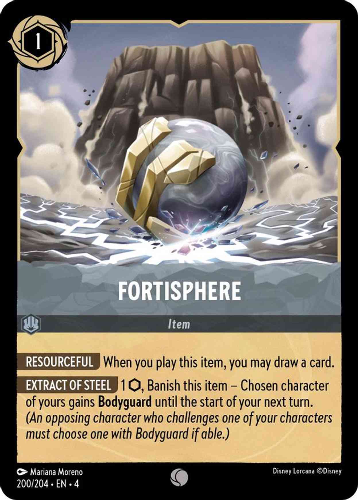 Fortisphere magic card front