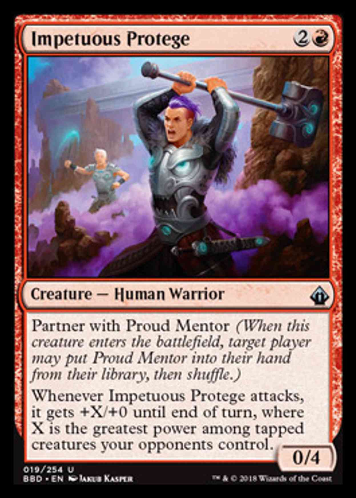 Impetuous Protege magic card front