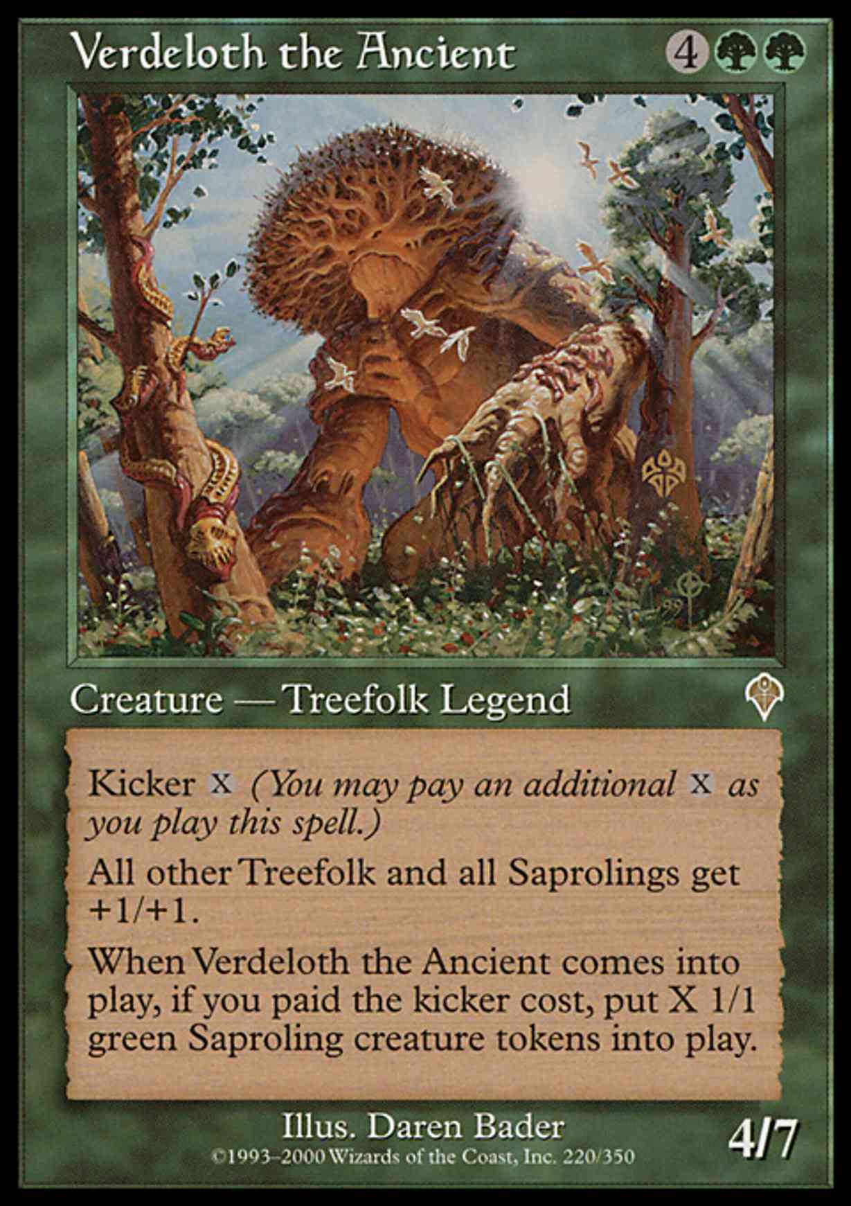 Verdeloth the Ancient magic card front