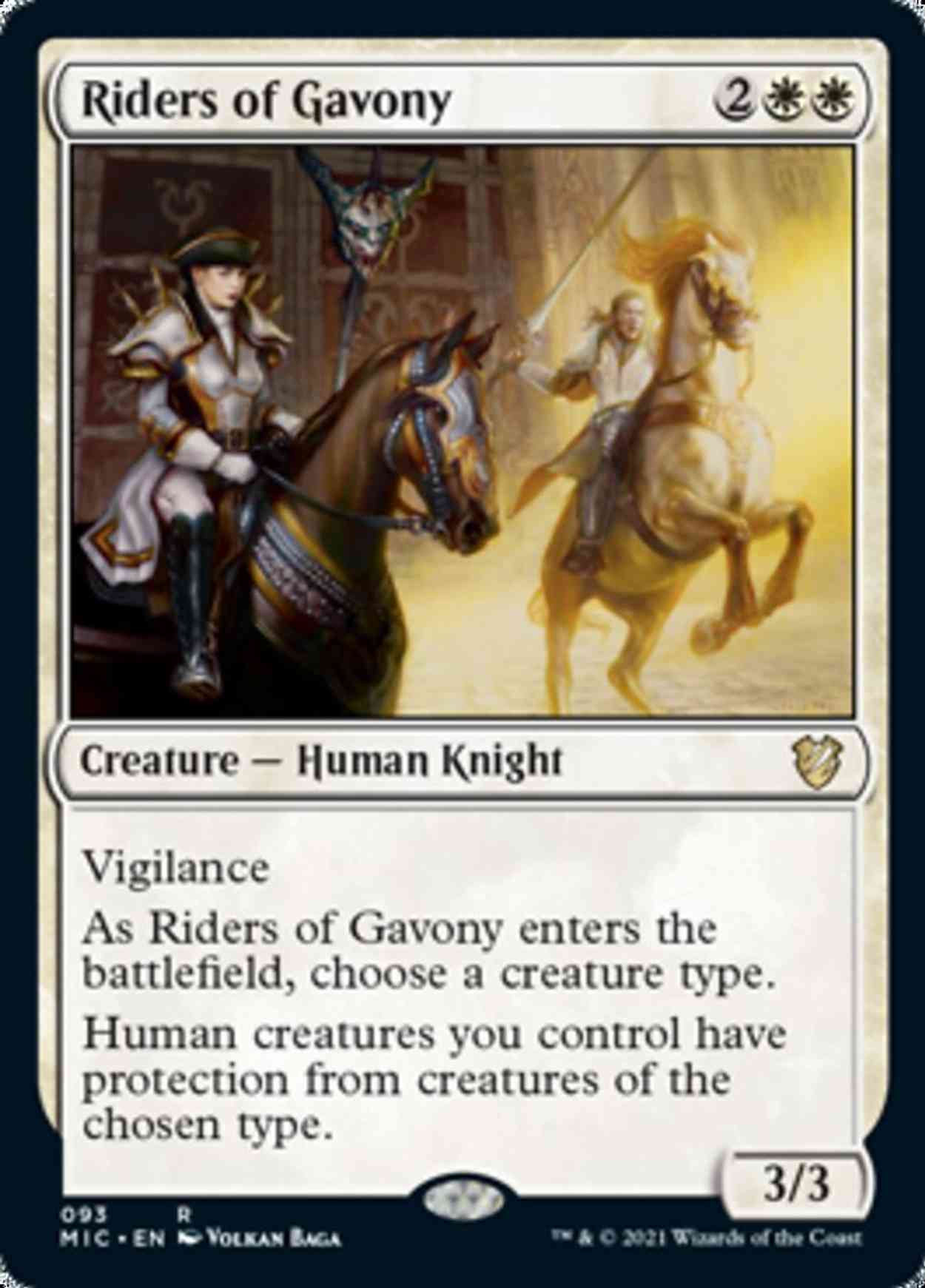 Riders of Gavony magic card front