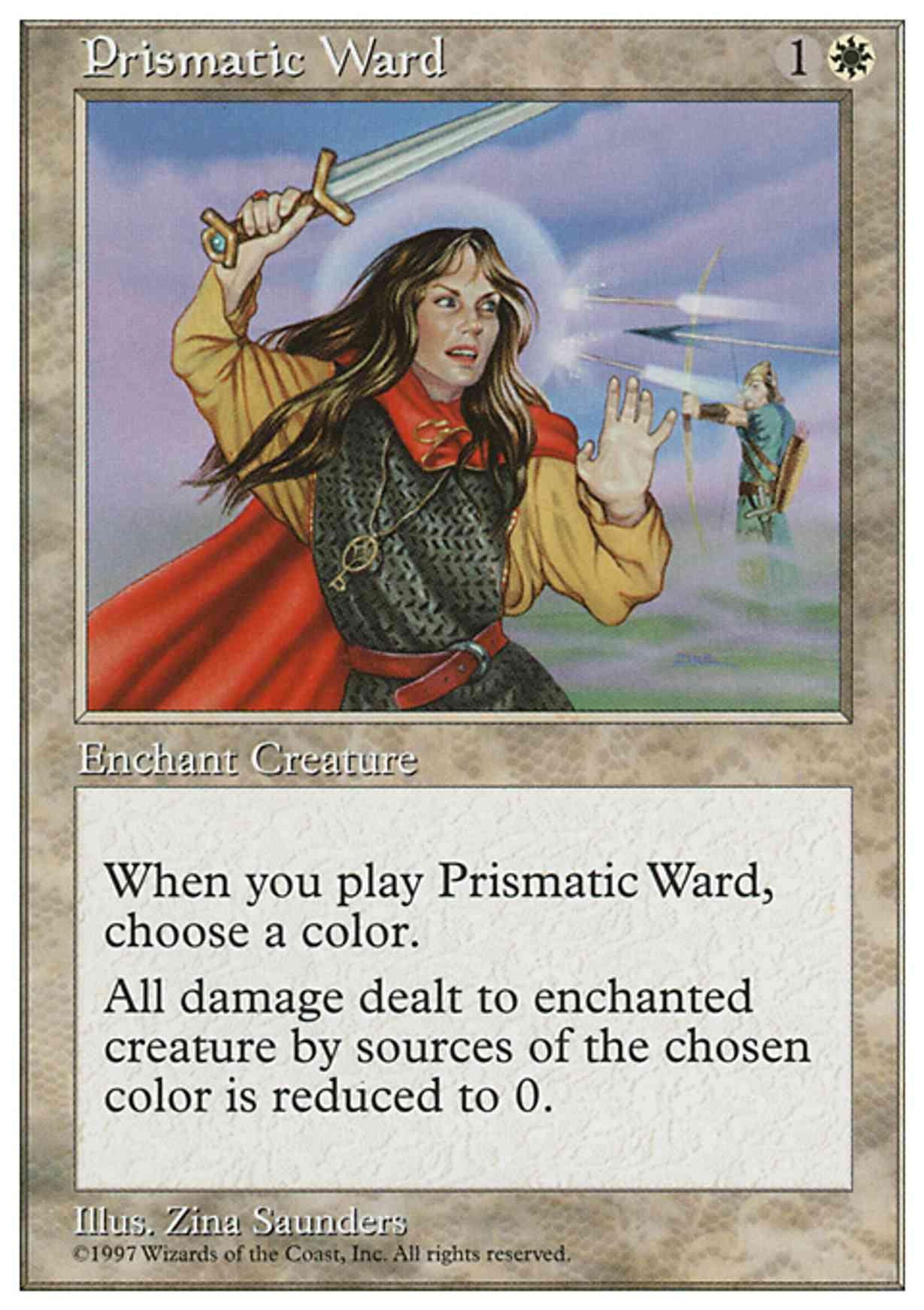 Prismatic Ward magic card front
