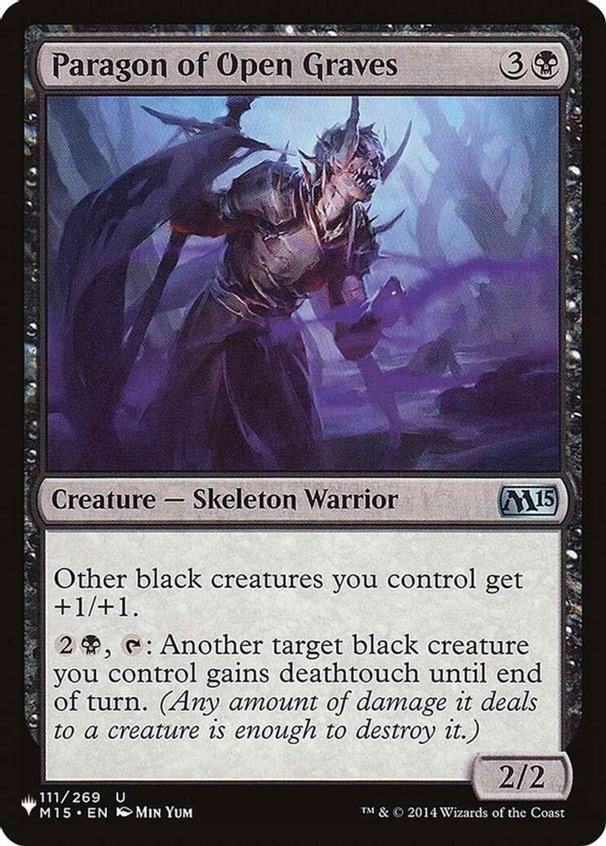 Paragon of Open Graves magic card front