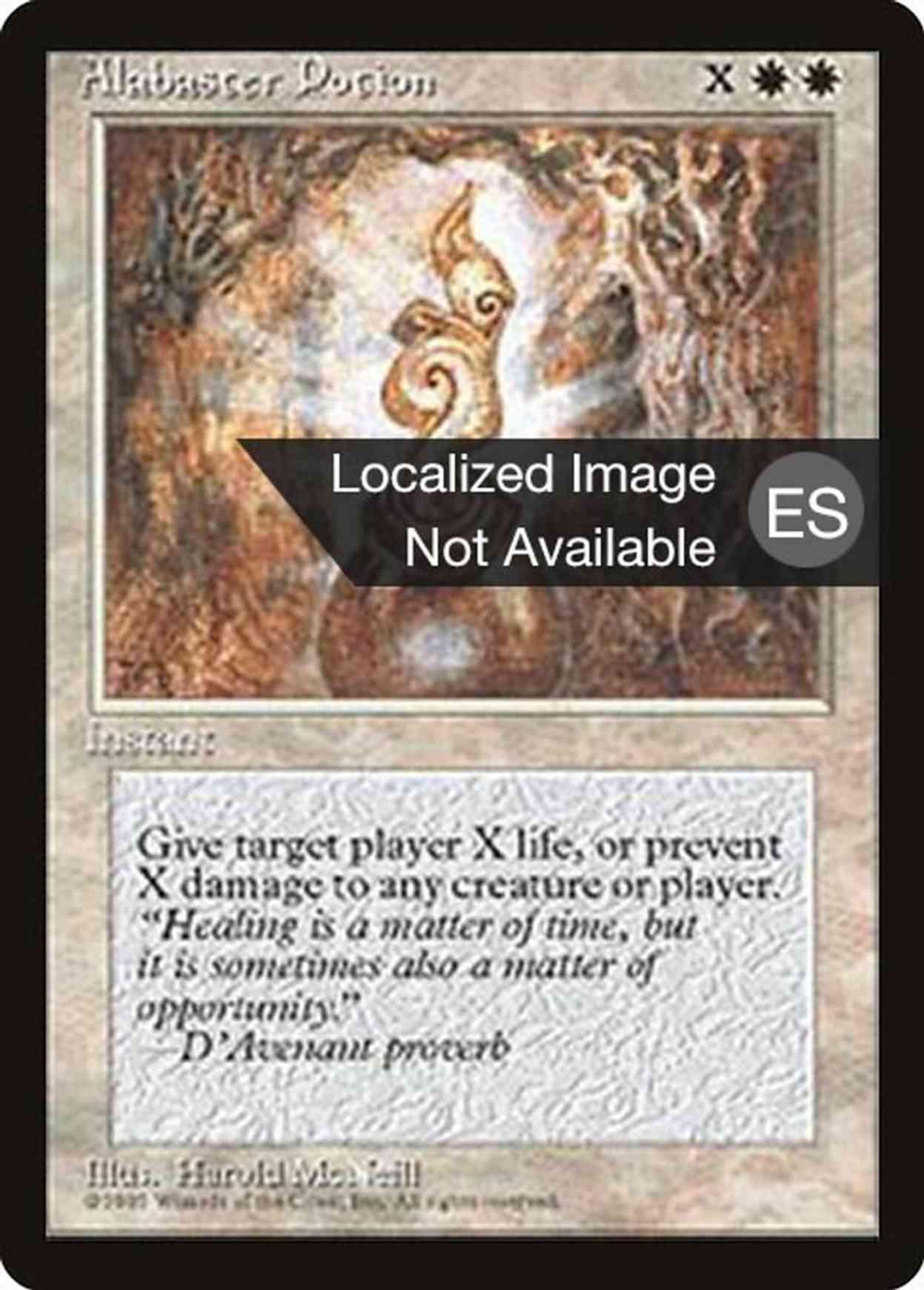 Alabaster Potion magic card front