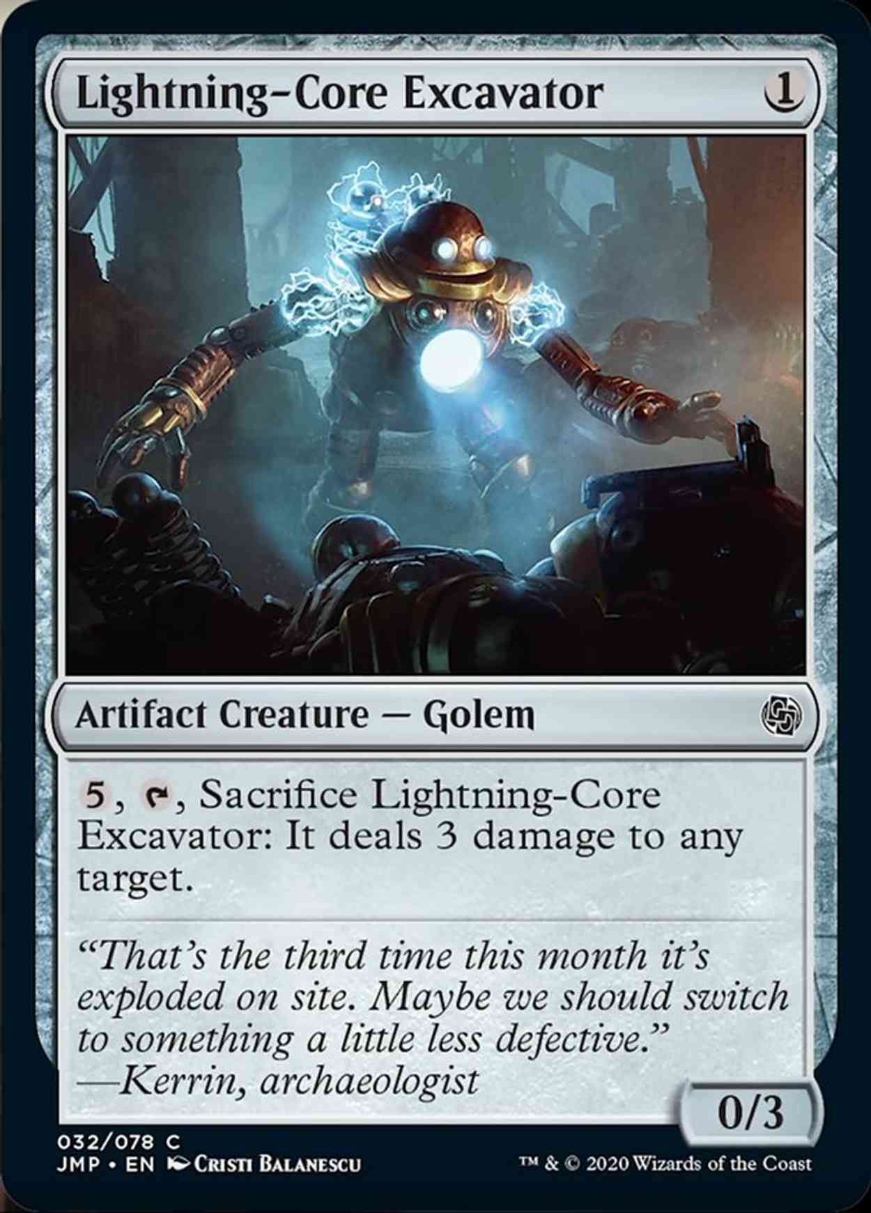 Lightning-Core Excavator magic card front