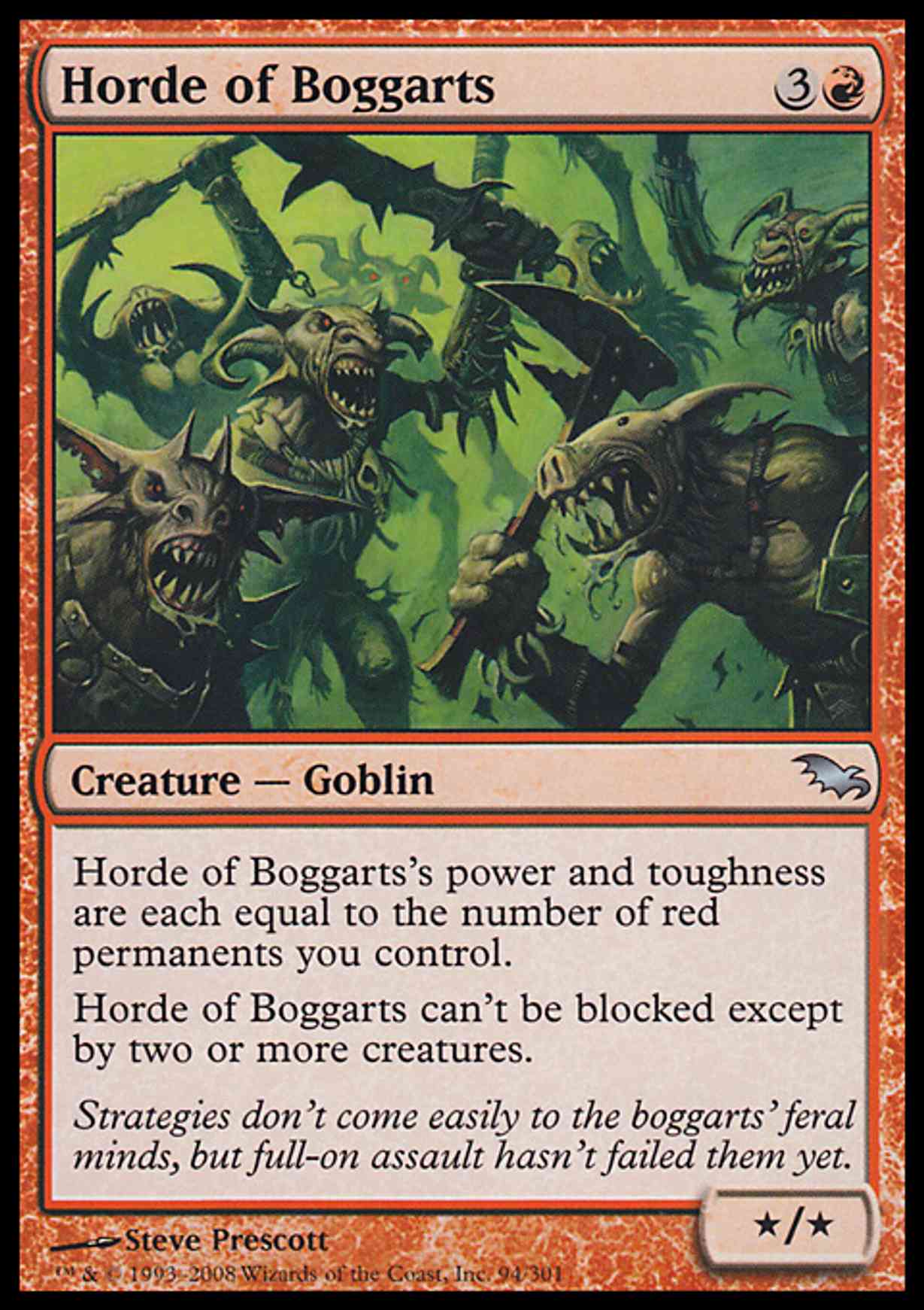 Horde of Boggarts magic card front
