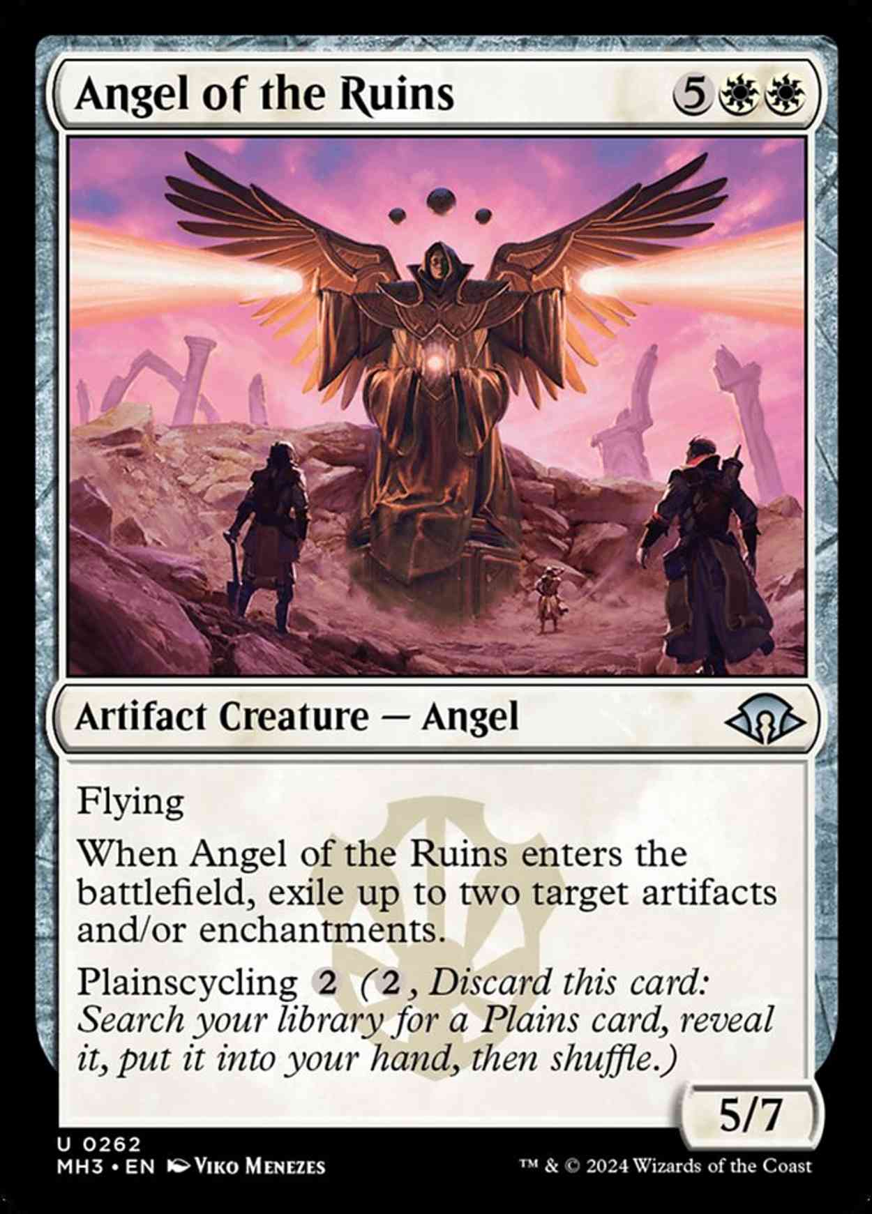 Angel of the Ruins magic card front