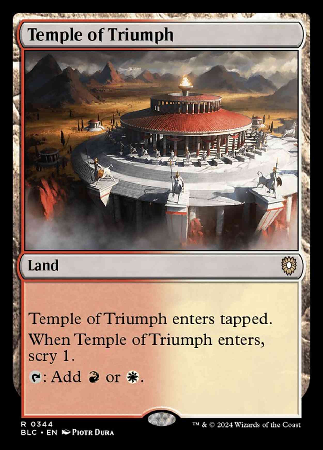 Temple of Triumph magic card front