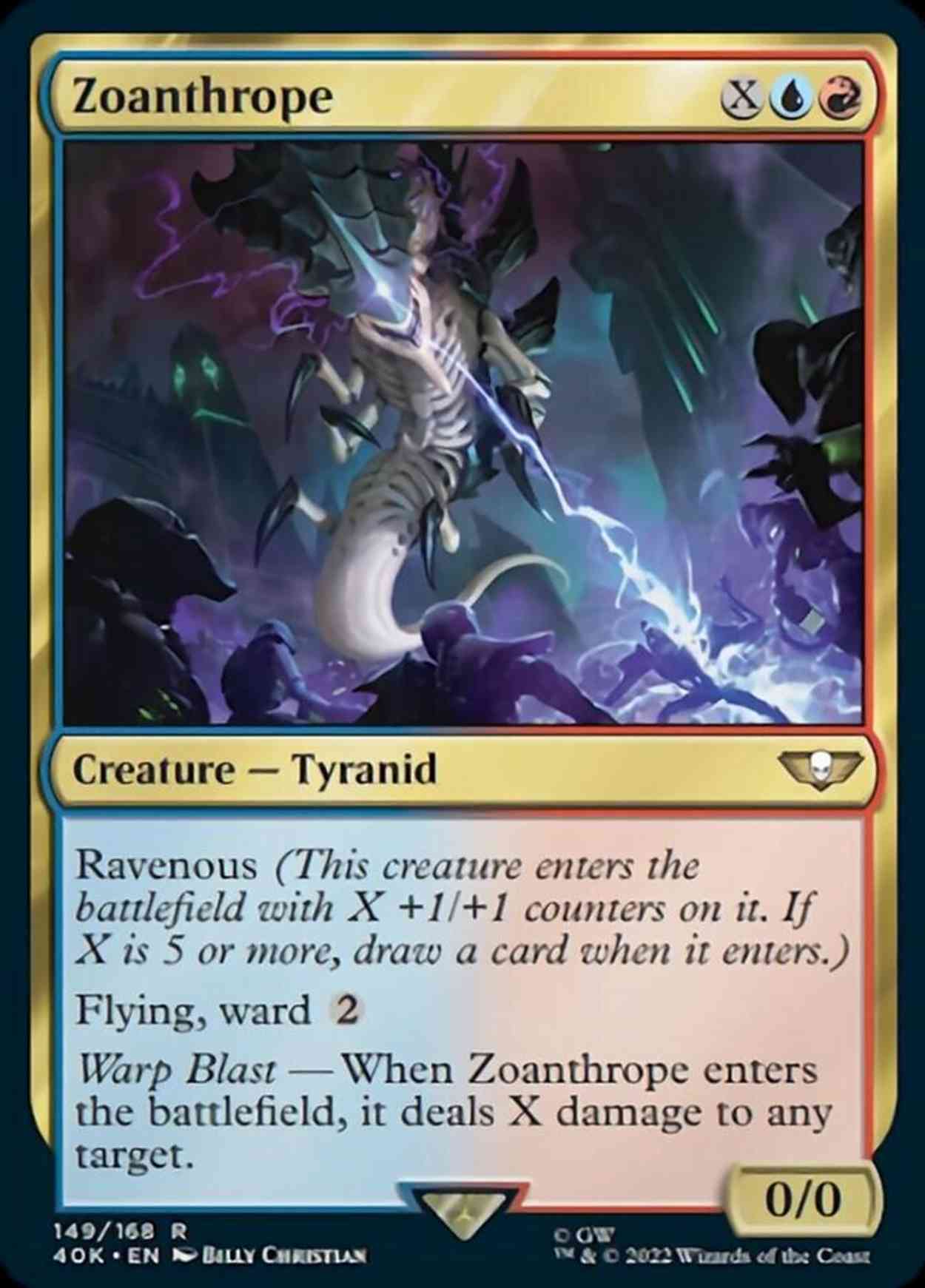 Zoanthrope magic card front