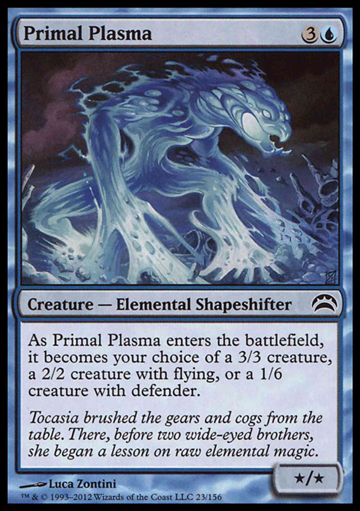 Primal Plasma magic card front