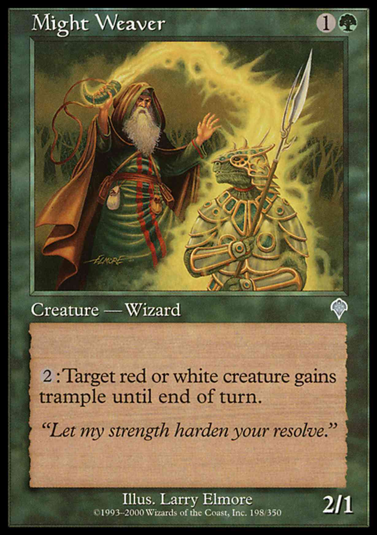 Might Weaver magic card front