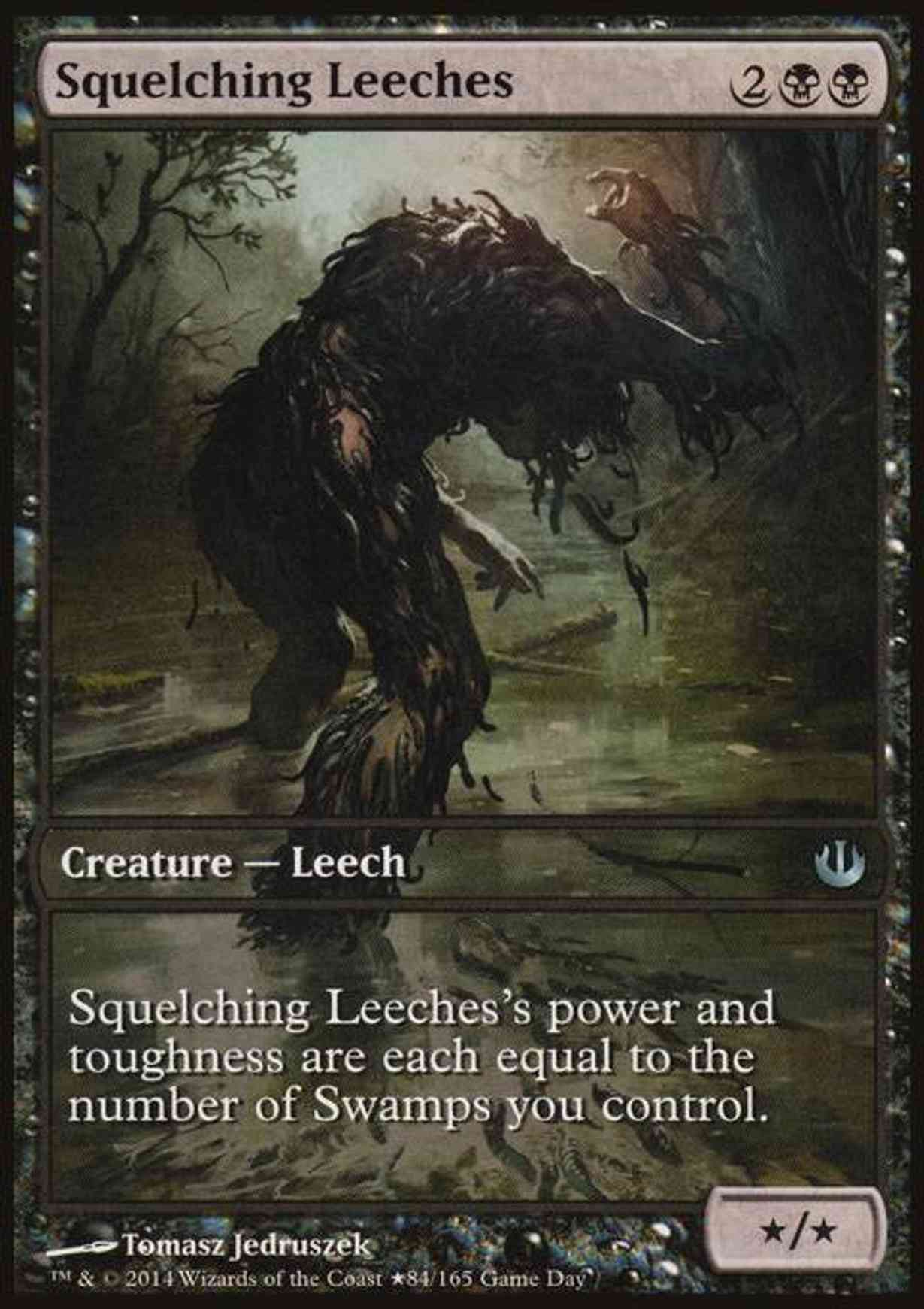 Squelching Leeches magic card front