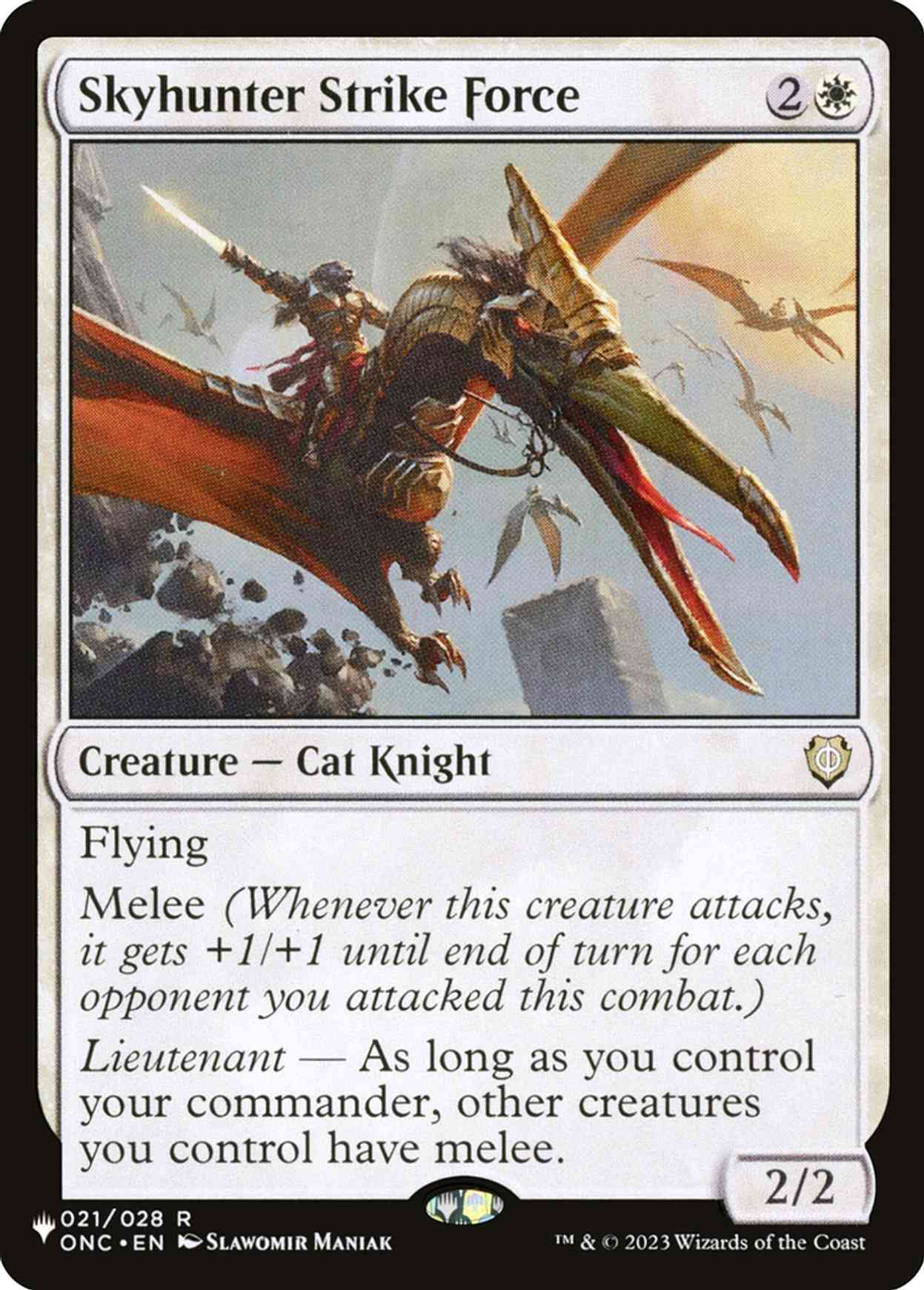 Skyhunter Strike Force magic card front