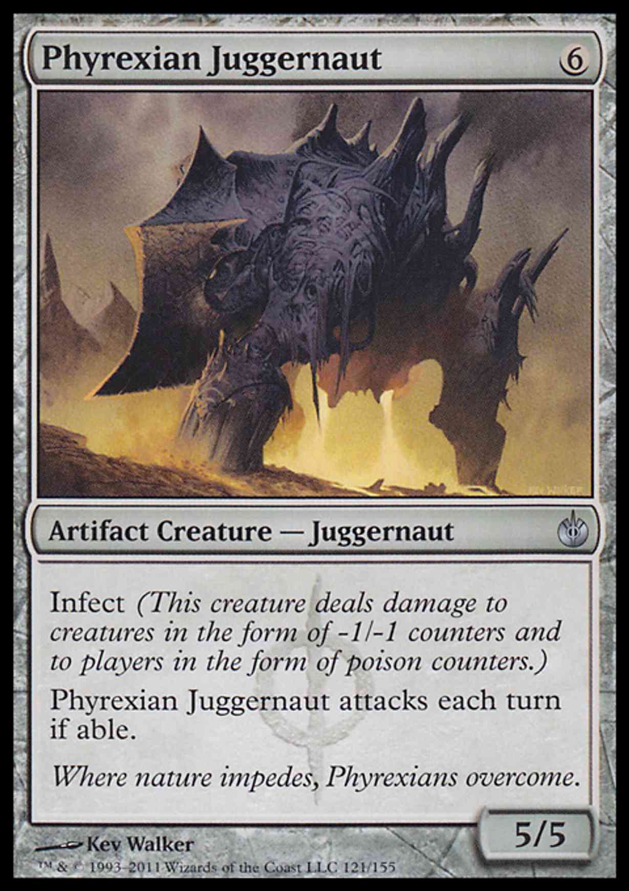 Phyrexian Juggernaut magic card front