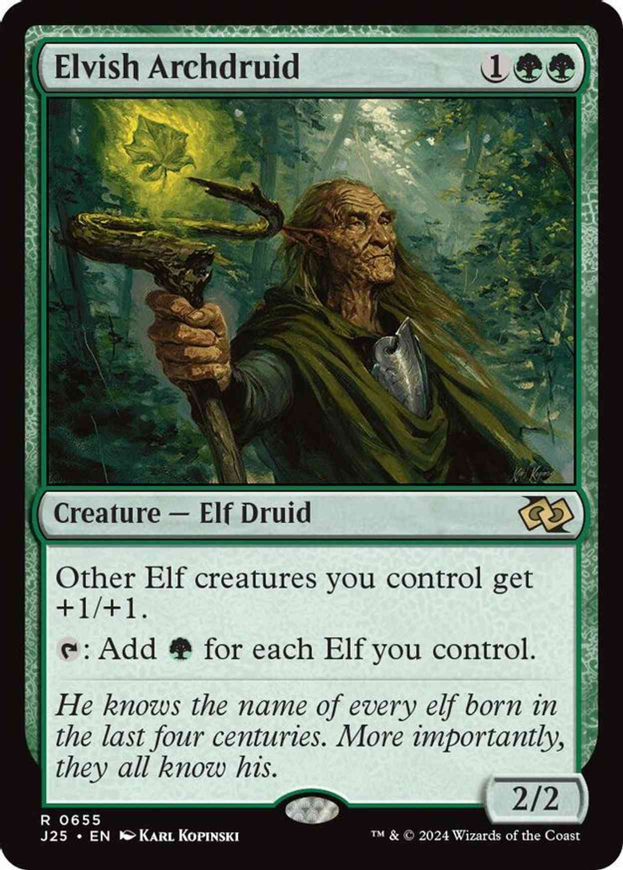 Elvish Archdruid magic card front