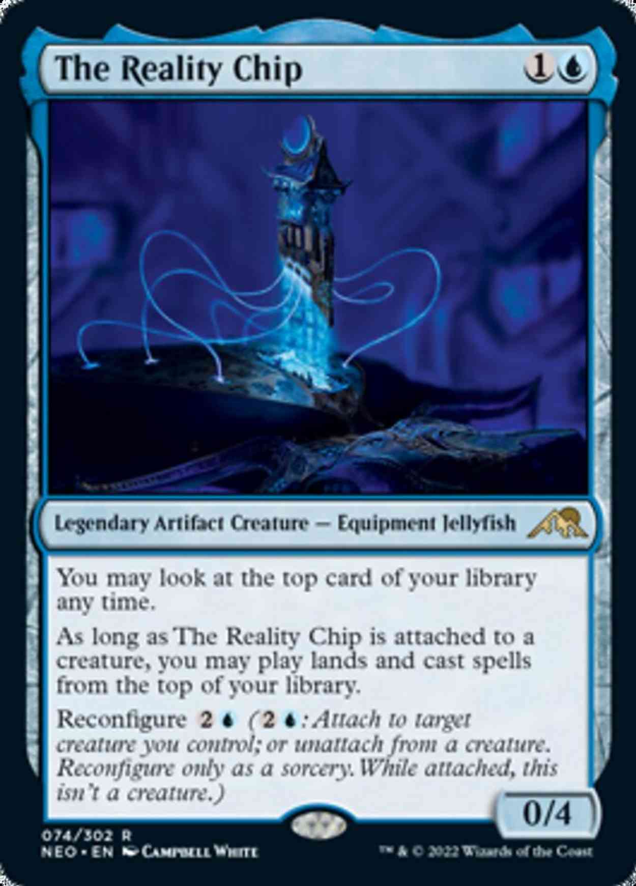 The Reality Chip magic card front