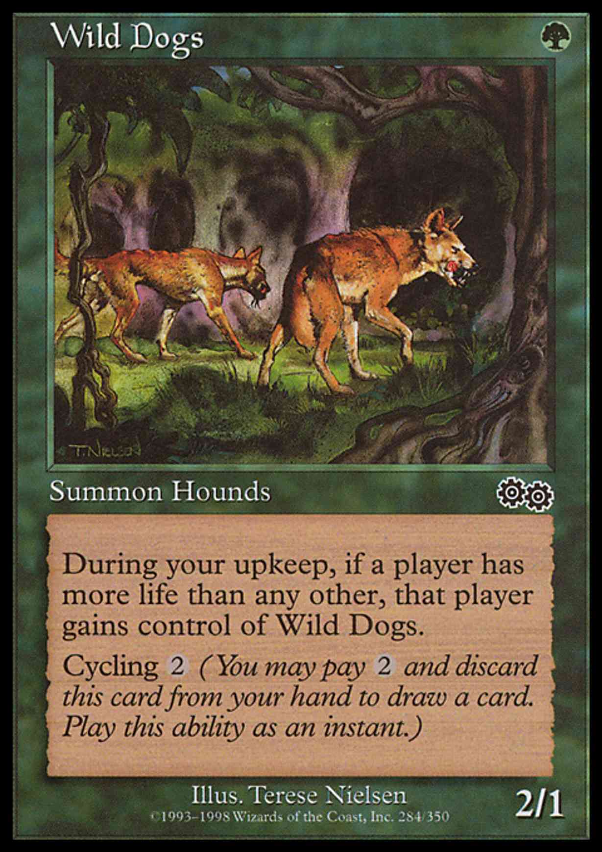 Wild Dogs magic card front