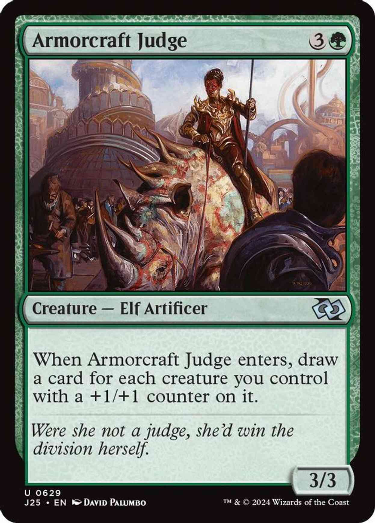 Armorcraft Judge magic card front