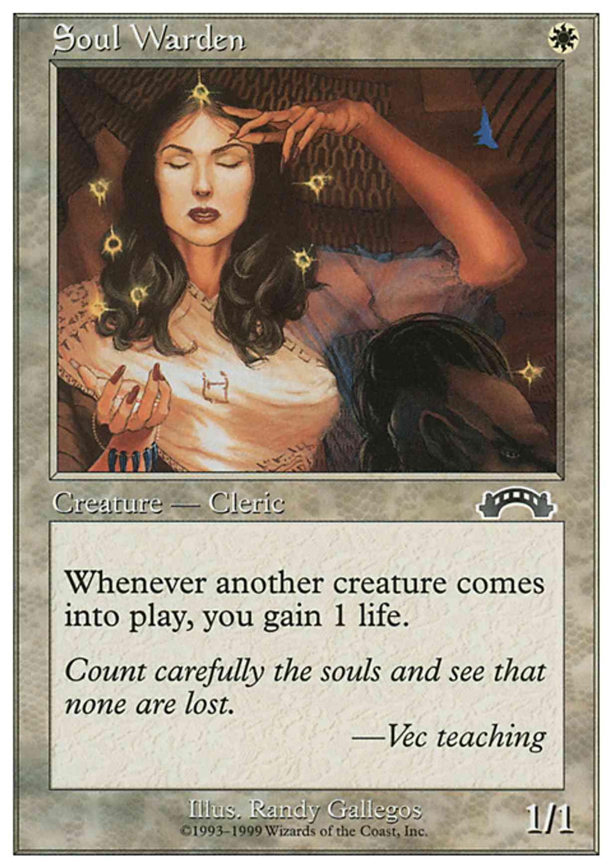 Soul Warden magic card front