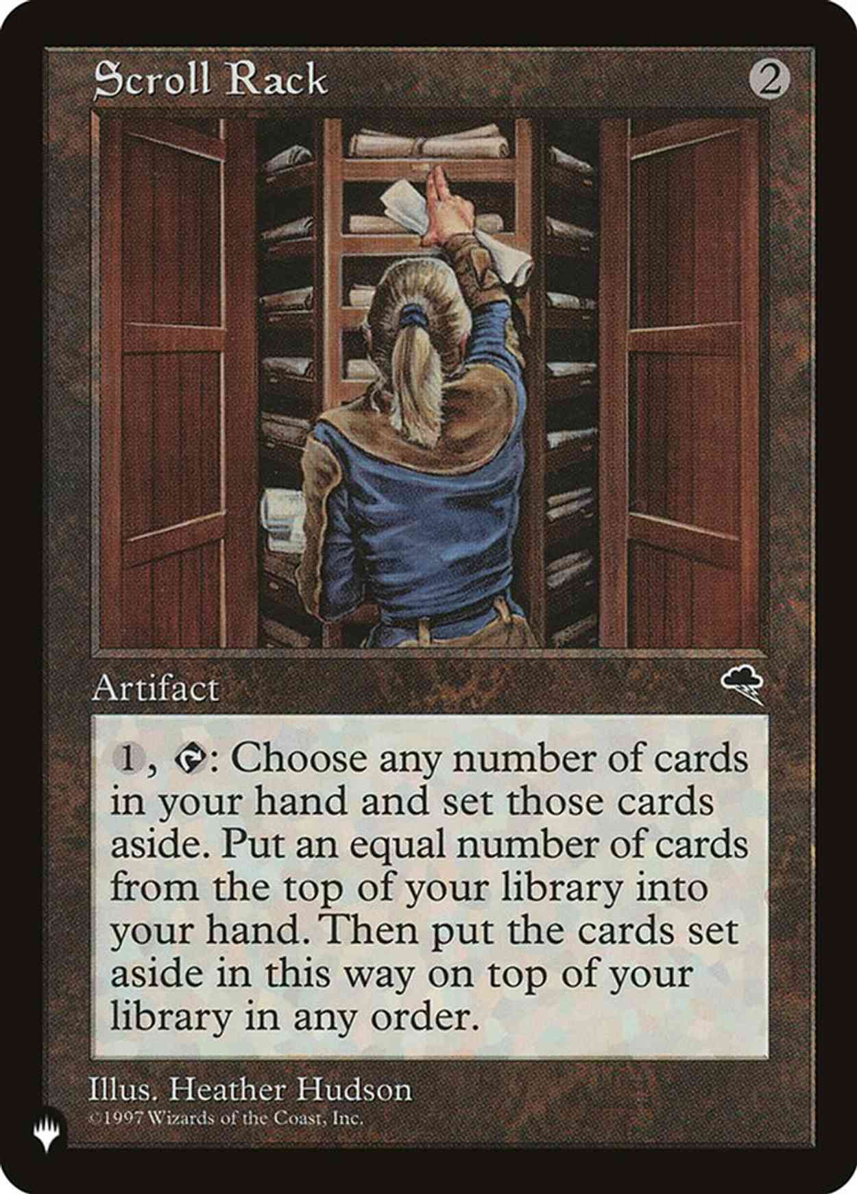 Scroll Rack magic card front