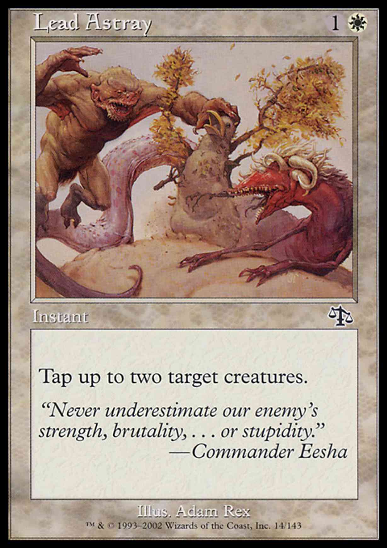 Lead Astray magic card front