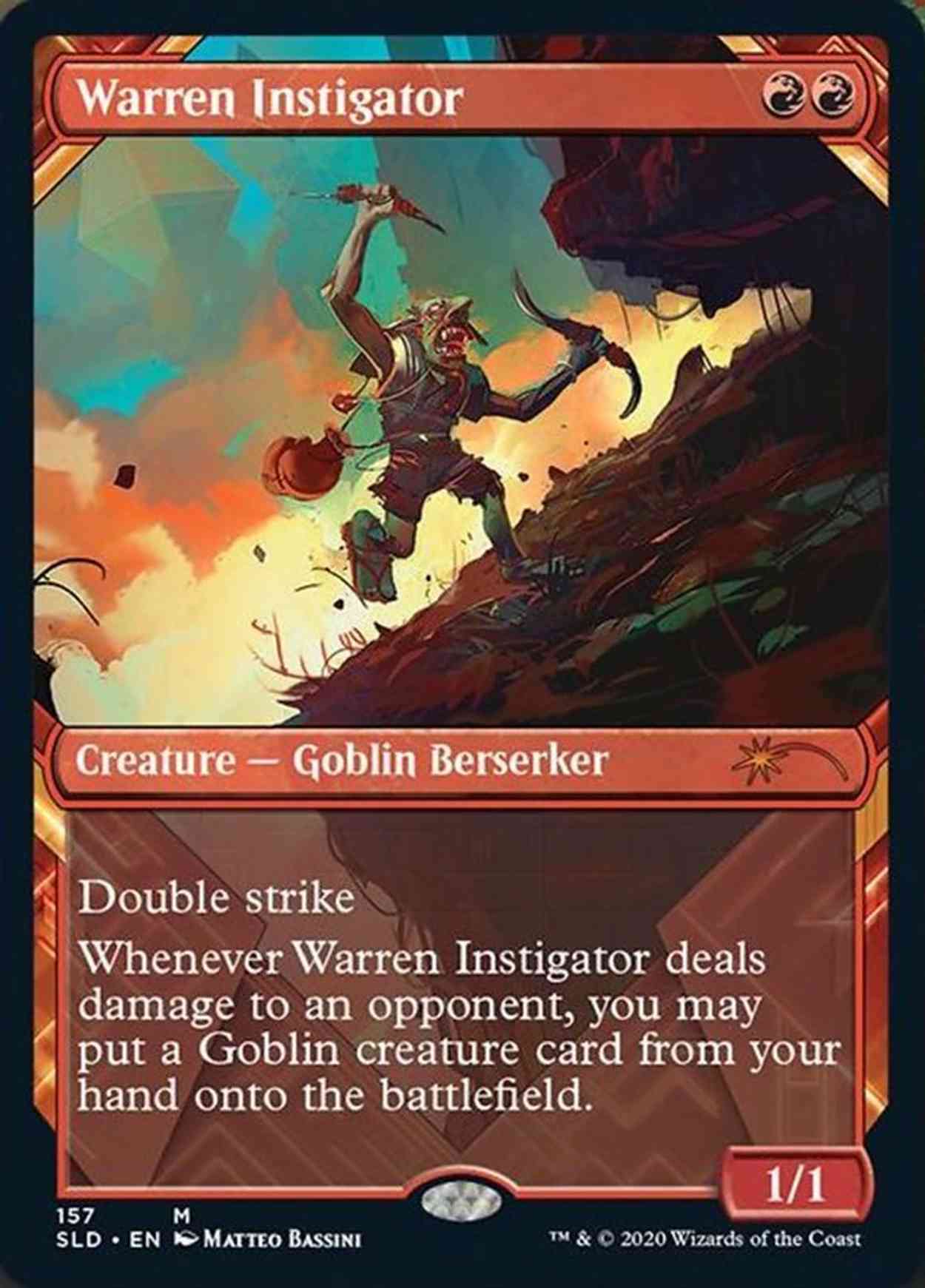 Warren Instigator (Showcase) magic card front