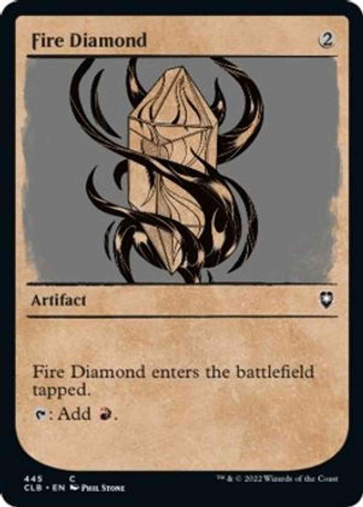 Fire Diamond (Showcase) magic card front
