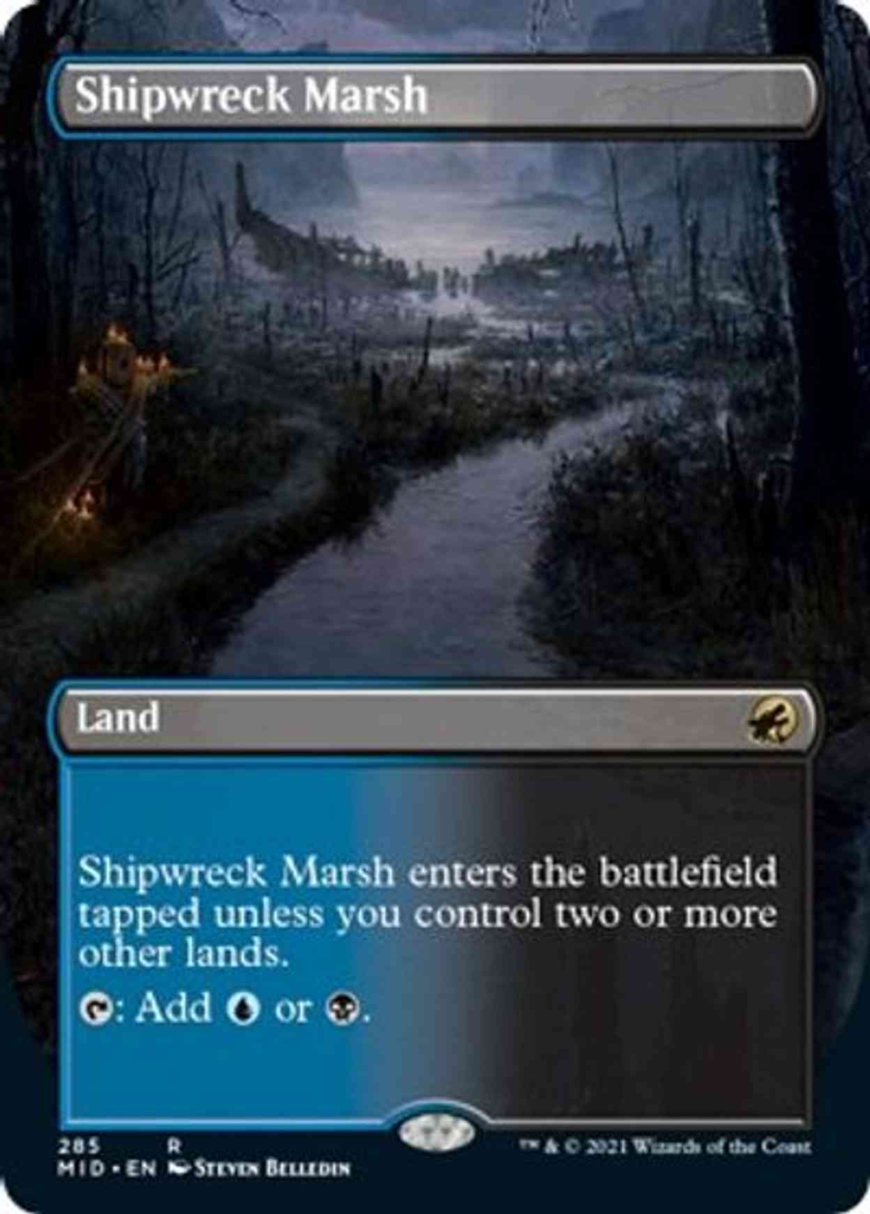 Shipwreck Marsh (Borderless) magic card front