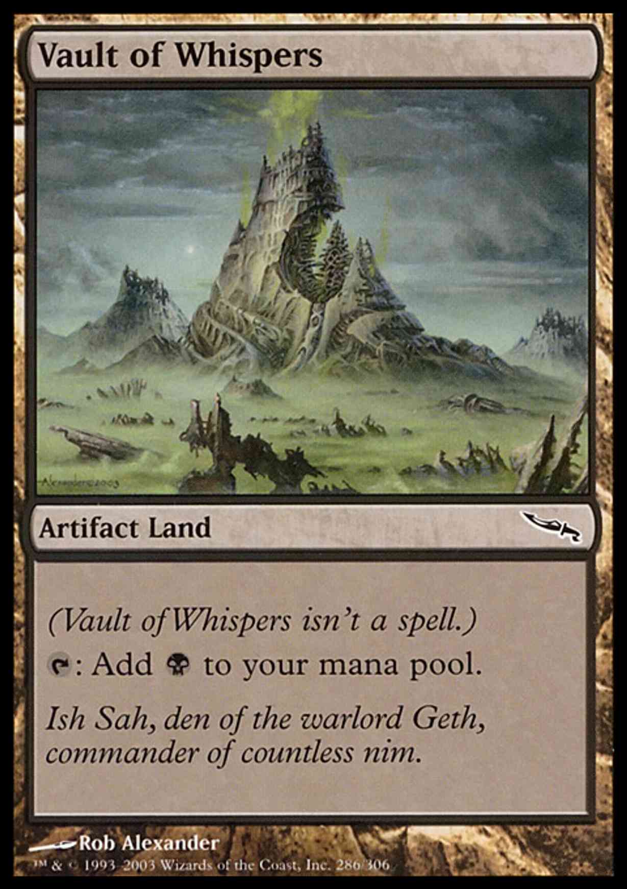 Vault of Whispers magic card front