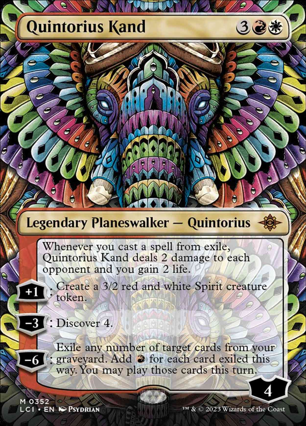 Quintorius Kand (0352) (Borderless) magic card front