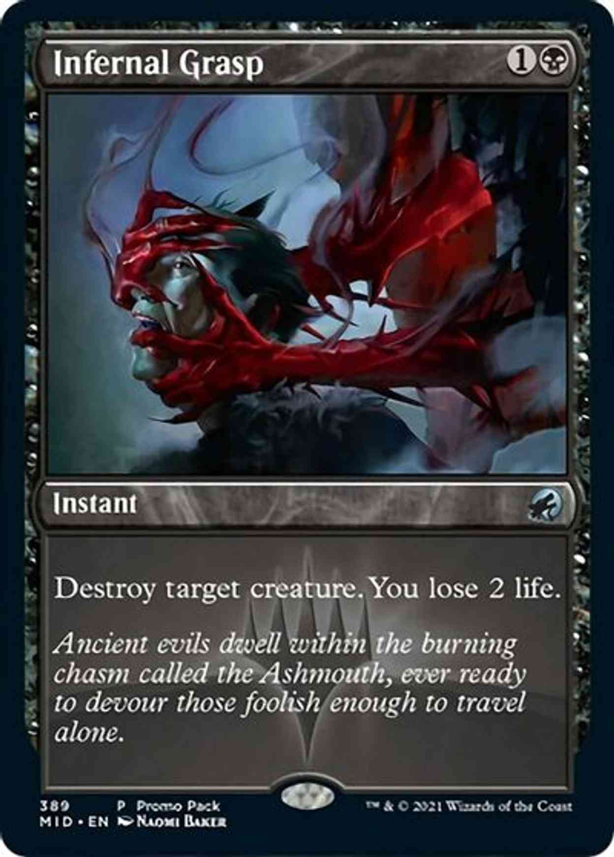 Infernal Grasp magic card front