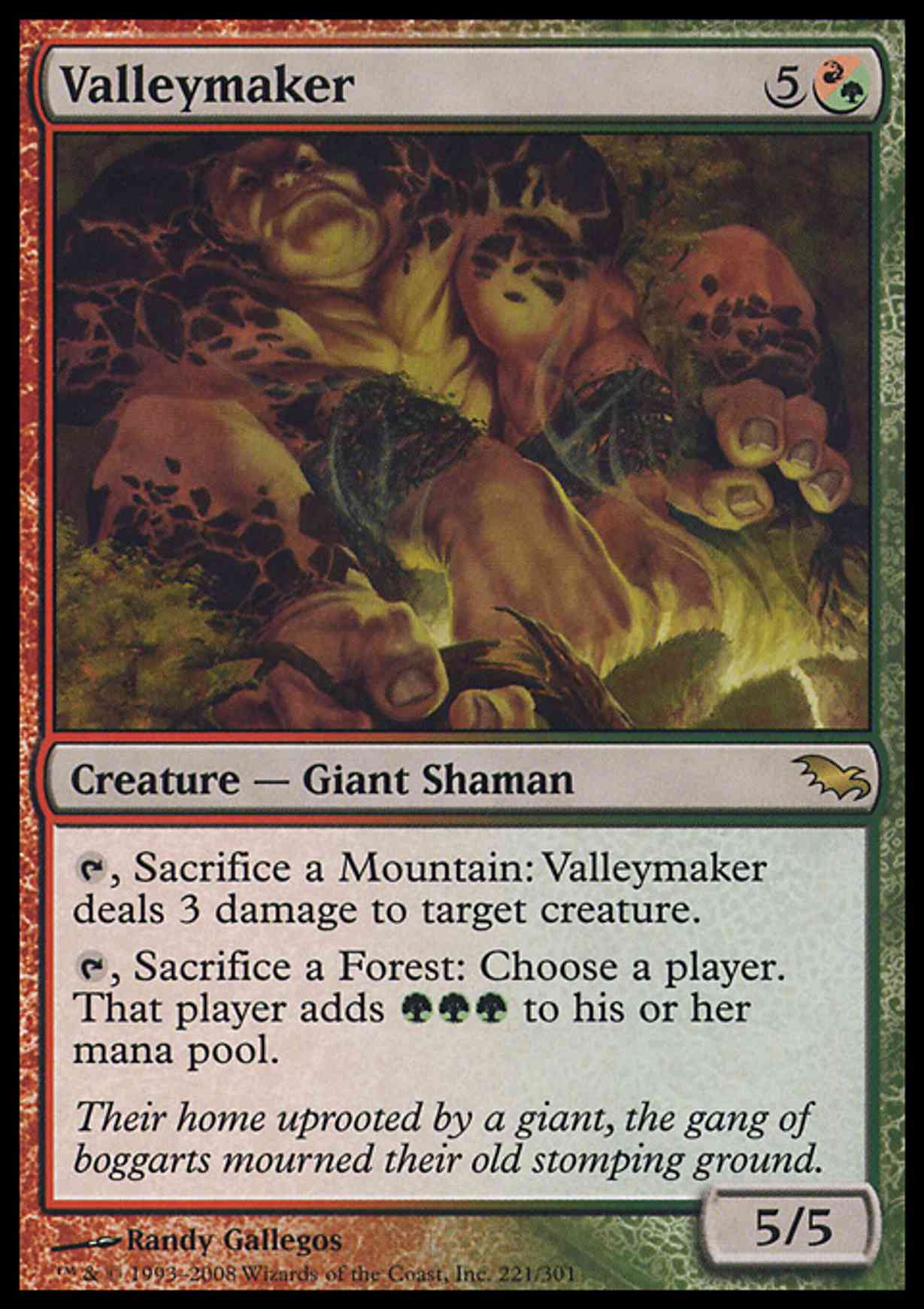 Valleymaker magic card front